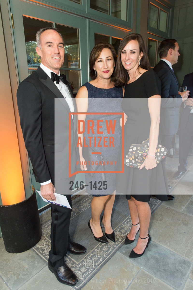 Michael McBride, Lija McBride, Ann Aristides, CuriOdyssey Gala, Private Residence. 310 W Santa Inez Ave., Hillsborough, CA, September 24th, 2016, Photo #246-1425 Michael McBride, Lija McBride, Ann Aristides, Photo #246-1425
