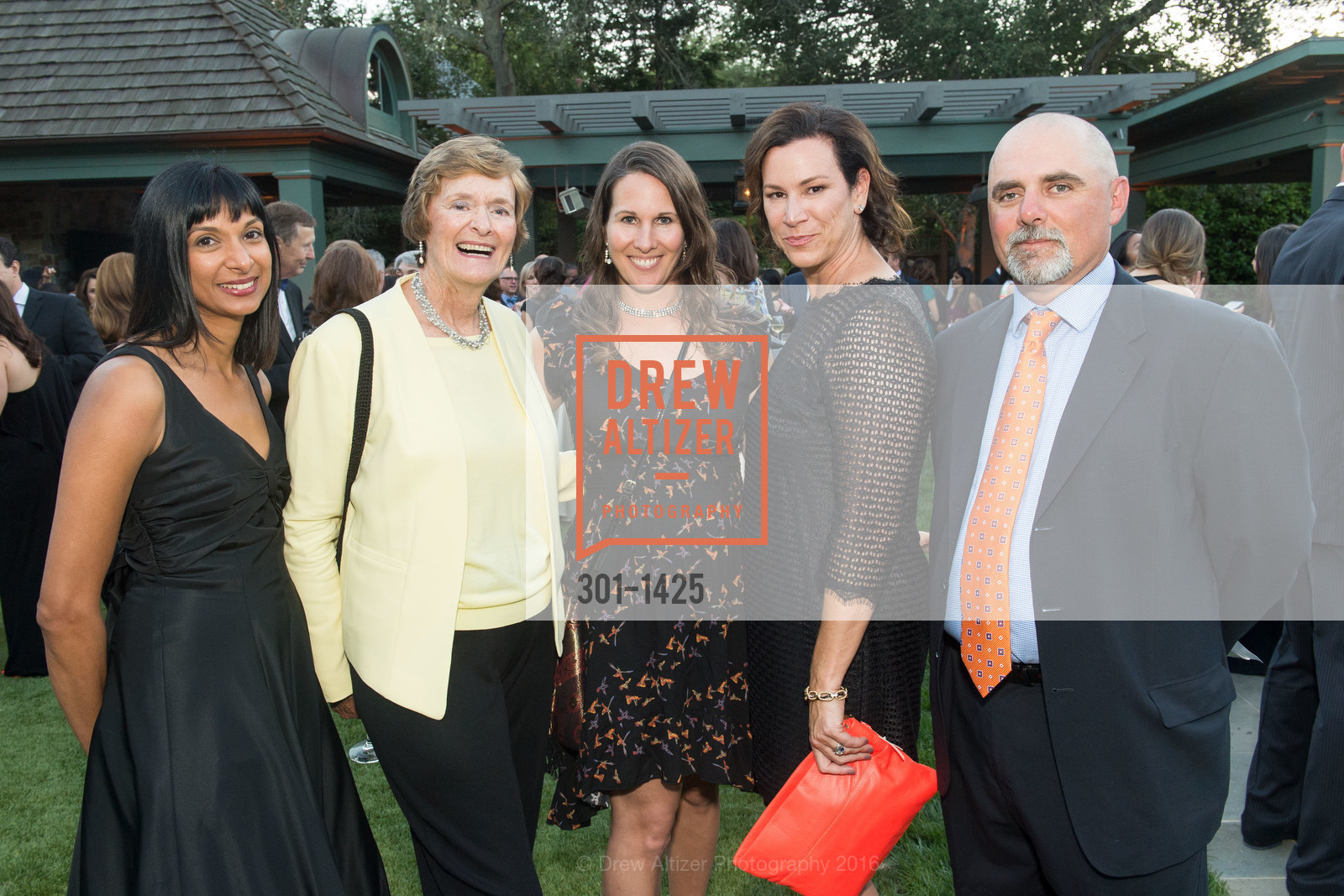 Su Polley, Peg Shambarger, Heather Auch, Christina Carey, Albert Caruana, CuriOdyssey Gala, Private Residence. 310 W Santa Inez Ave., Hillsborough, CA, September 24th, 2016, Photo #301-1425 Su Polley, Peg Shambarger, Heather Auch, Christina Carey, Albert Caruana, Photo #301-1425