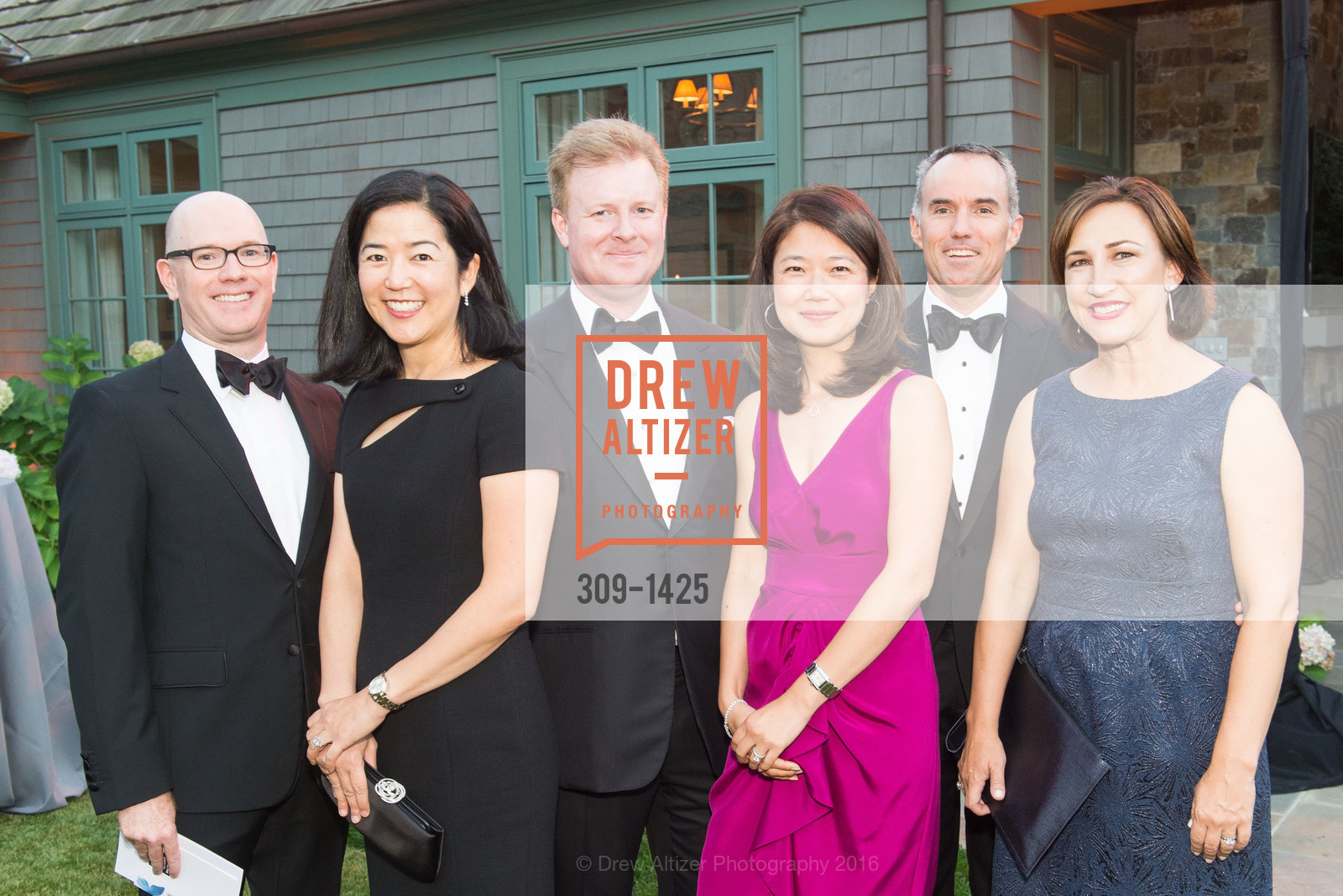 Stu Mclaughlin, Meg McLaughlin, Trevor Watt, Terry Watt, Michael McBride, Lija McBride, CuriOdyssey Gala, Private Residence. 310 W Santa Inez Ave., Hillsborough, CA, September 24th, 2016, Photo #309-1425 Stu Mclaughlin, Meg McLaughlin, Trevor Watt, Terry Watt, Michael McBride, Lija McBride, Photo #309-1425