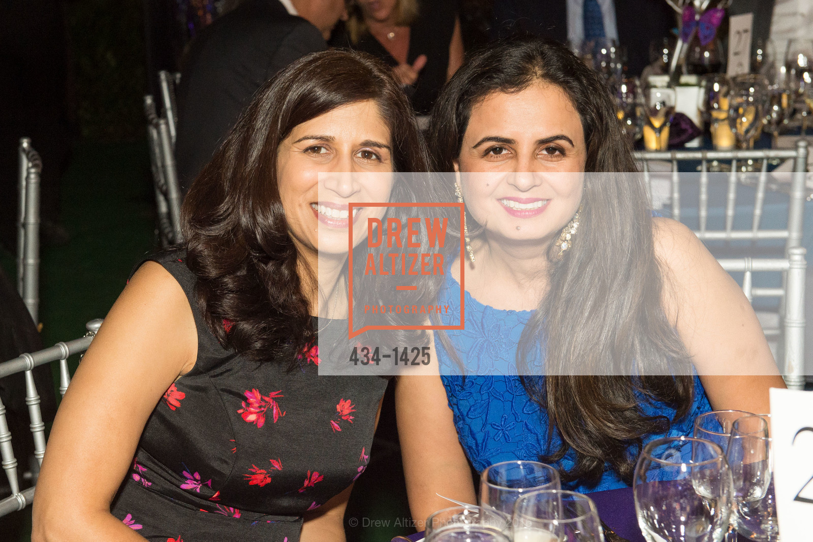 Hema Shah, Mallika Kohli, CuriOdyssey Gala, Private Residence. 310 W Santa Inez Ave., Hillsborough, CA, September 24th, 2016, Photo #434-1425 Hema Shah, Mallika Kohli, Photo #434-1425