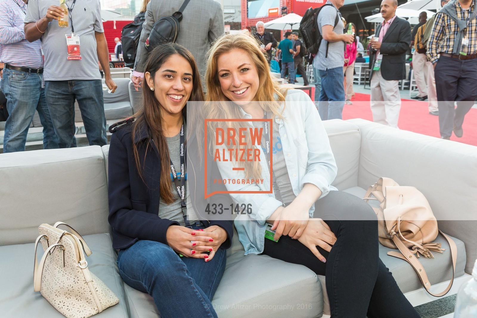 Joy Chopra, Danielle Abruzzese, The San Francisco Chamber of Commerce Hosts biztechSF, Moscone West & Oracle Cloud Plaza on Howard Street, September 20th, 2016, Photo #433-1426 Joy Chopra, Danielle Abruzzese, Photo #433-1426