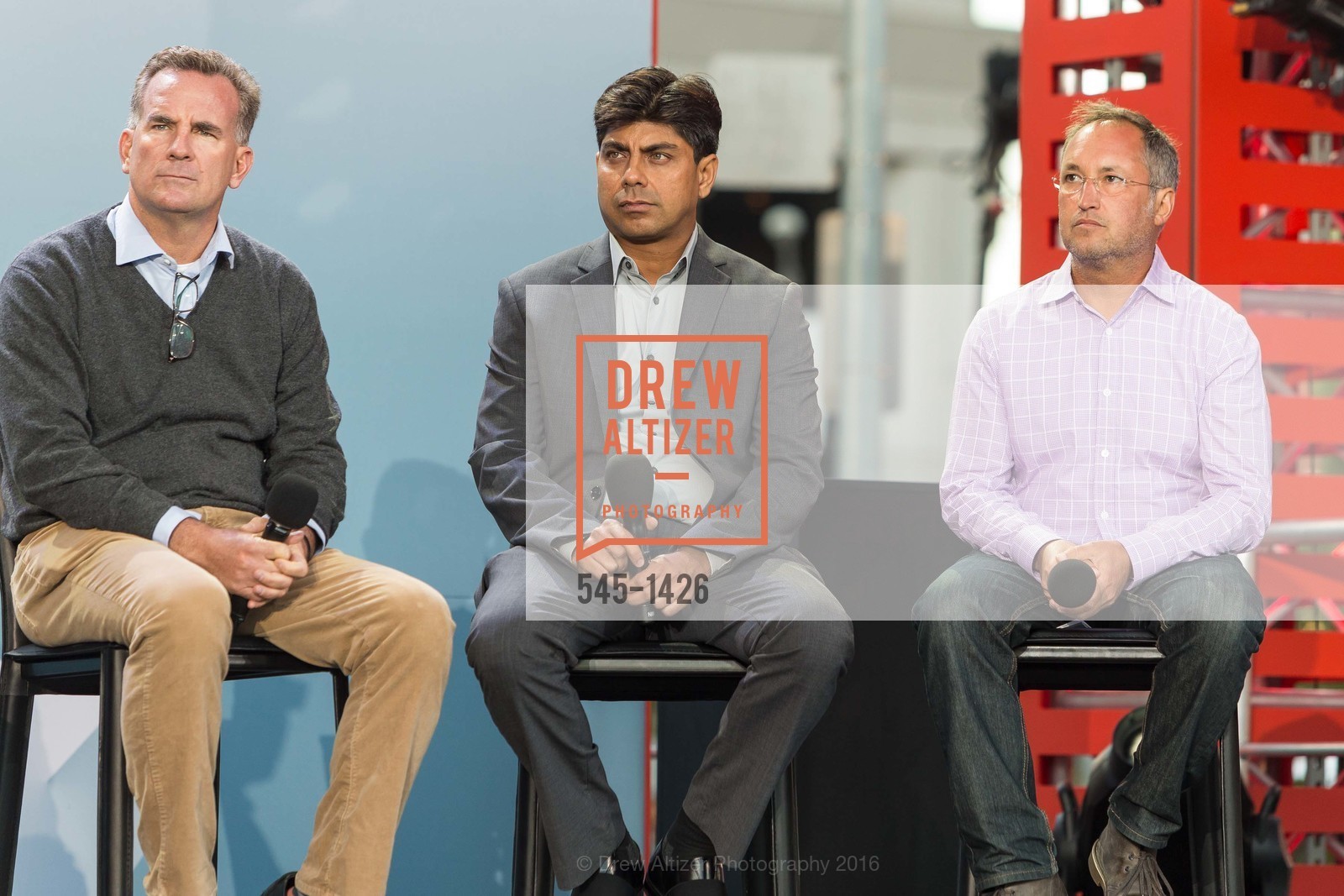 Reggie Bradford, Nishant Nair, Adrian Chan, The San Francisco Chamber of Commerce Hosts biztechSF, Moscone West & Oracle Cloud Plaza on Howard Street, September 20th, 2016, Photo #545-1426 Reggie Bradford, Nishant Nair, Adrian Chan, Photo #545-1426