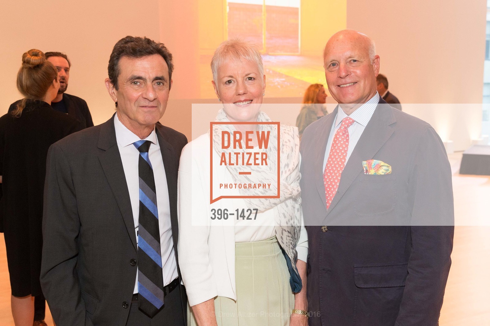 Neal Benezra, Inge-Lise Lane, Jack Lane, Anthony Hernandez DC/CC Preview + Reception, SFMOMA, September 21st, 2016, Photo #396-1427 Neal Benezra, Inge-Lise Lane, Jack Lane, Photo #396-1427