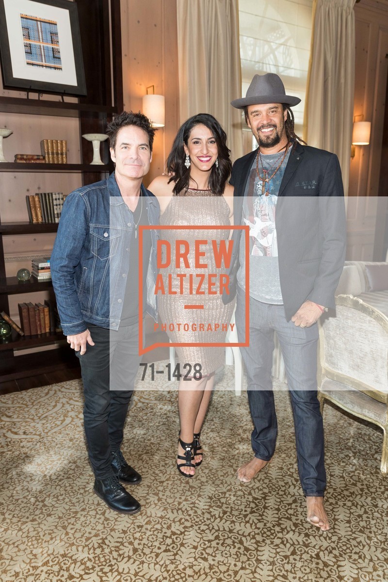 Pat Monahan, Michael Franti, Sara Agah Franti, Do it for the Love Foundation Hosts the Rocker's Ball, Fairmont SF, Venetian Room, September 21st, 2016, Photo #71-1428 Pat Monahan, Michael Franti, Sara Agah Franti, Photo #71-1428