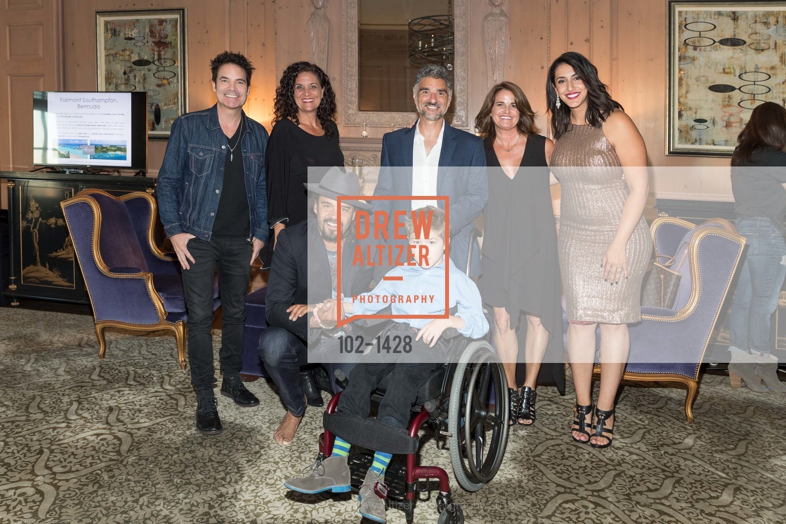 Pat Monahan, Harmony Plenty, Michael Franti, Alan Cavigliano, Lisa Toledo, Sara Agah Franti, Sam Radin, Do it for the Love Foundation Hosts the Rocker's Ball, Fairmont SF, Venetian Room, September 21st, 2016, Photo #102-1428 Pat Monahan, Harmony Plenty, Michael Franti, Alan Cavigliano, Lisa Toledo, Sara Agah Franti, Sam Radin, Photo #102-1428