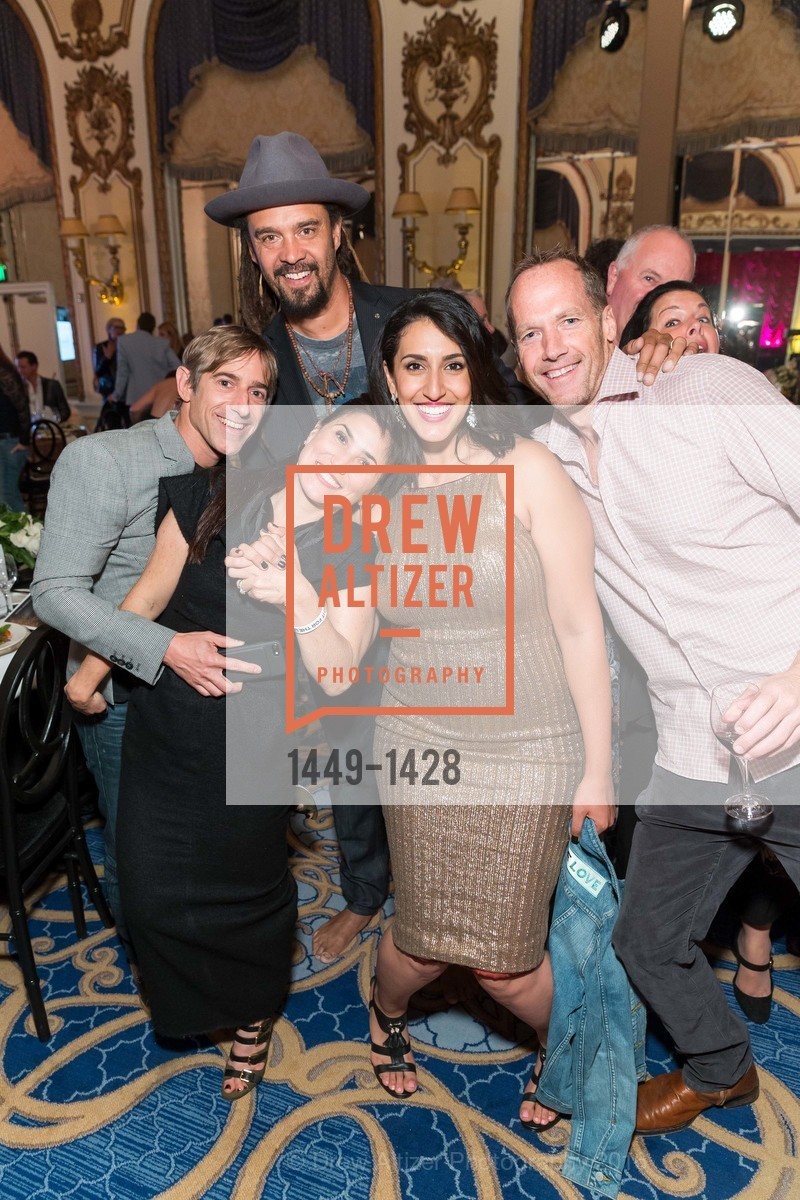 Mark Pincus, Zem Joaquin, Michael Franti, Sara Agah Franti, Doug Hendrickson, Do it for the Love Foundation Hosts the Rocker's Ball, Fairmont SF, Venetian Room, September 21st, 2016, Photo #1449-1428 Mark Pincus, Zem Joaquin, Michael Franti, Sara Agah Franti, Doug Hendrickson, Photo #1449-1428