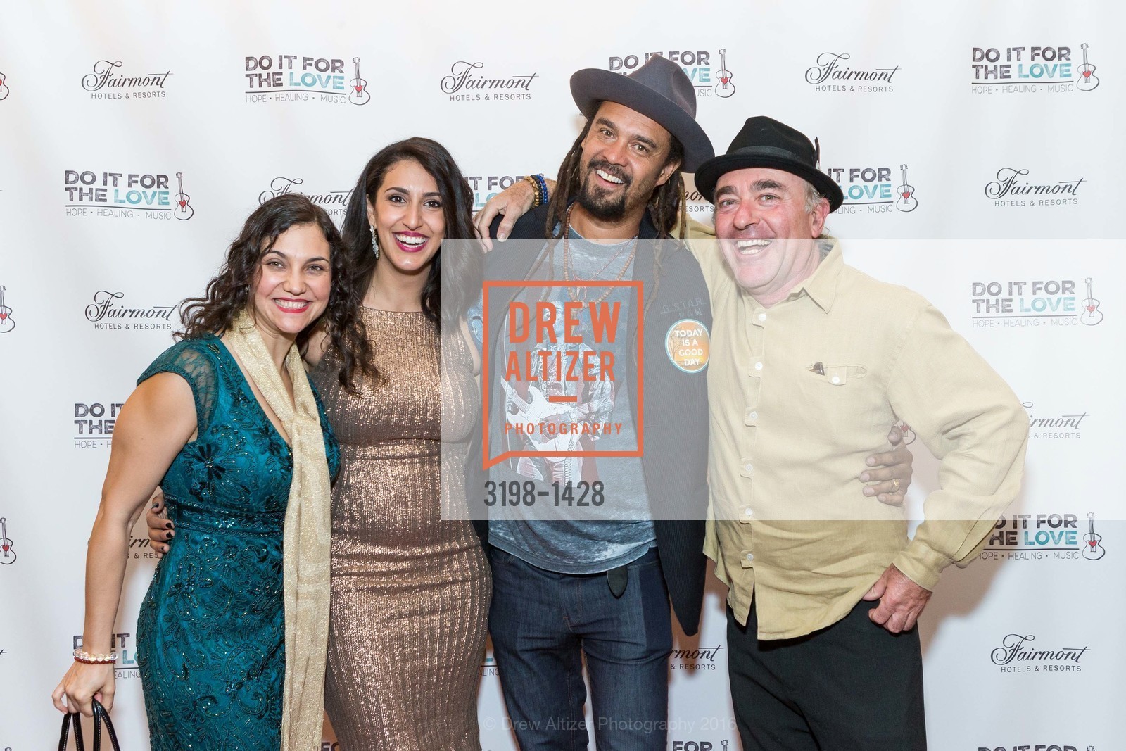 Ava Monova, Sara Agah Franti, Michael Franti, Tim Dale, Do it for the Love Foundation Hosts the Rocker's Ball, Fairmont SF, Venetian Room, September 21st, 2016, Photo #3198-1428 Ava Monova, Sara Agah Franti, Michael Franti, Tim Dale, Photo #3198-1428