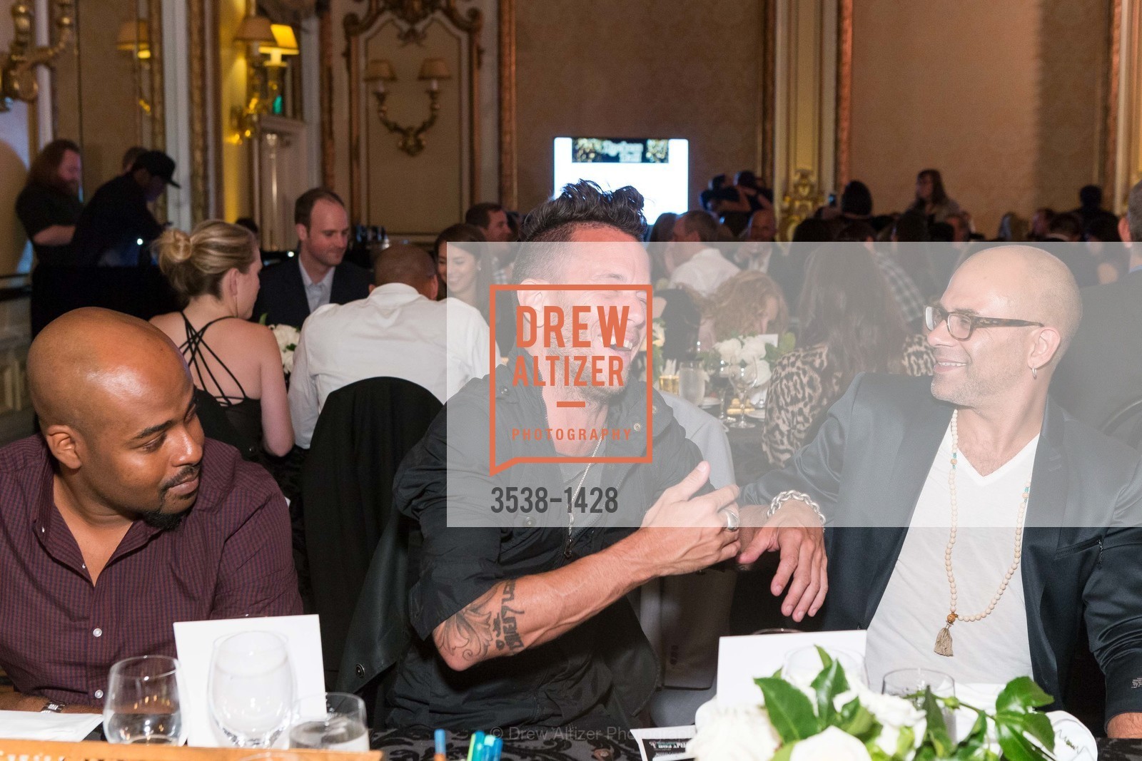 Mike Blankenship, Jay Bowman, Hossein Attar, Do it for the Love Foundation Hosts the Rocker's Ball, Fairmont SF, Venetian Room, September 21st, 2016, Photo #3538-1428 Mike Blankenship, Jay Bowman, Hossein Attar, Photo #3538-1428