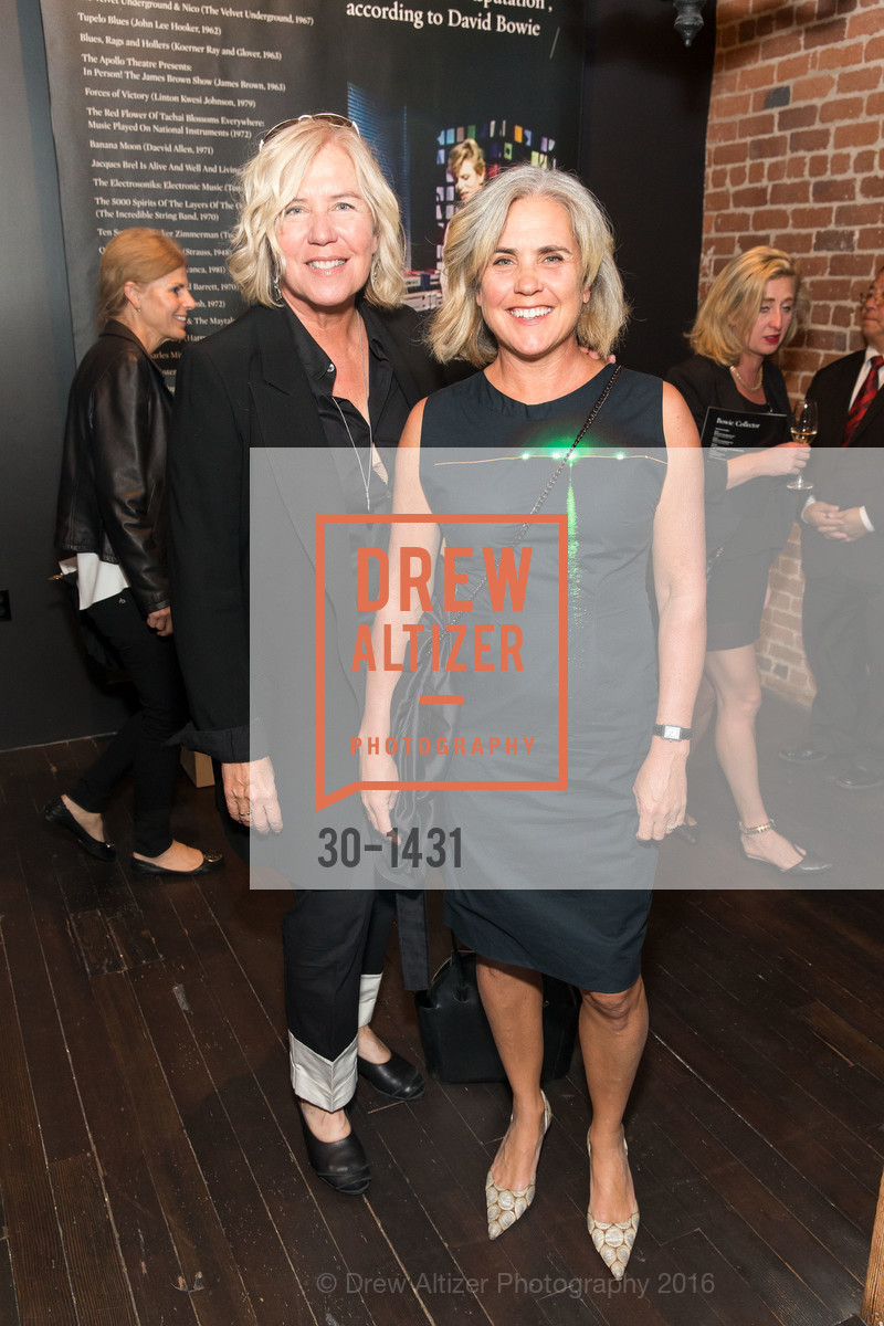 Susan Sayre Batton, Maja Thomas, SF Bowie Exhibition, Reception, Dinner & After Party, Exhibition. 74 Langton St, September 22nd, 2016, Photo #30-1431 Susan Sayre Batton, Maja Thomas, Photo #30-1431