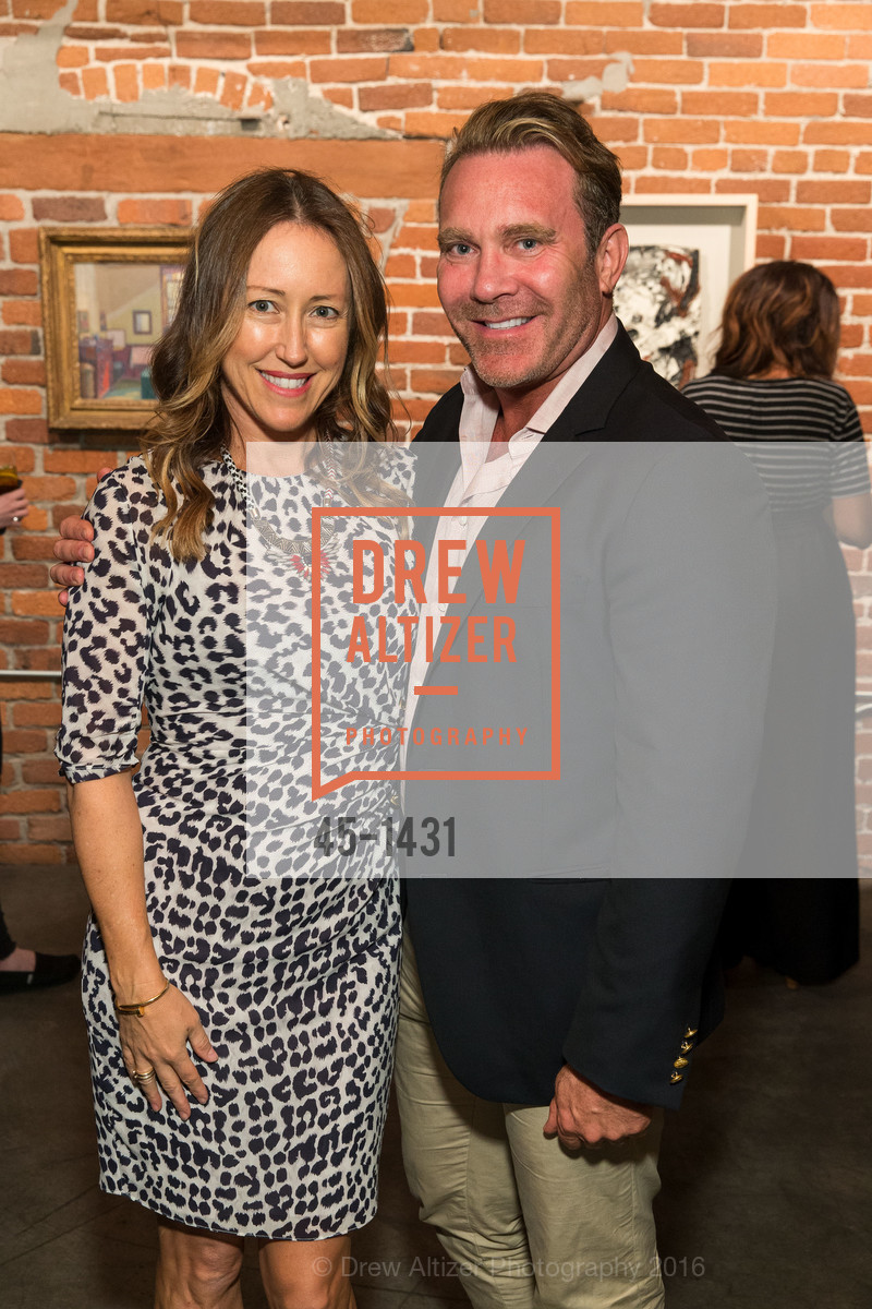 Blythe Barger, Patrick O'Neil, SF Bowie Exhibition, Reception, Dinner & After Party, Exhibition. 74 Langton St, September 22nd, 2016, Photo #45-1431 Blythe Barger, Patrick O'Neil, Photo #45-1431