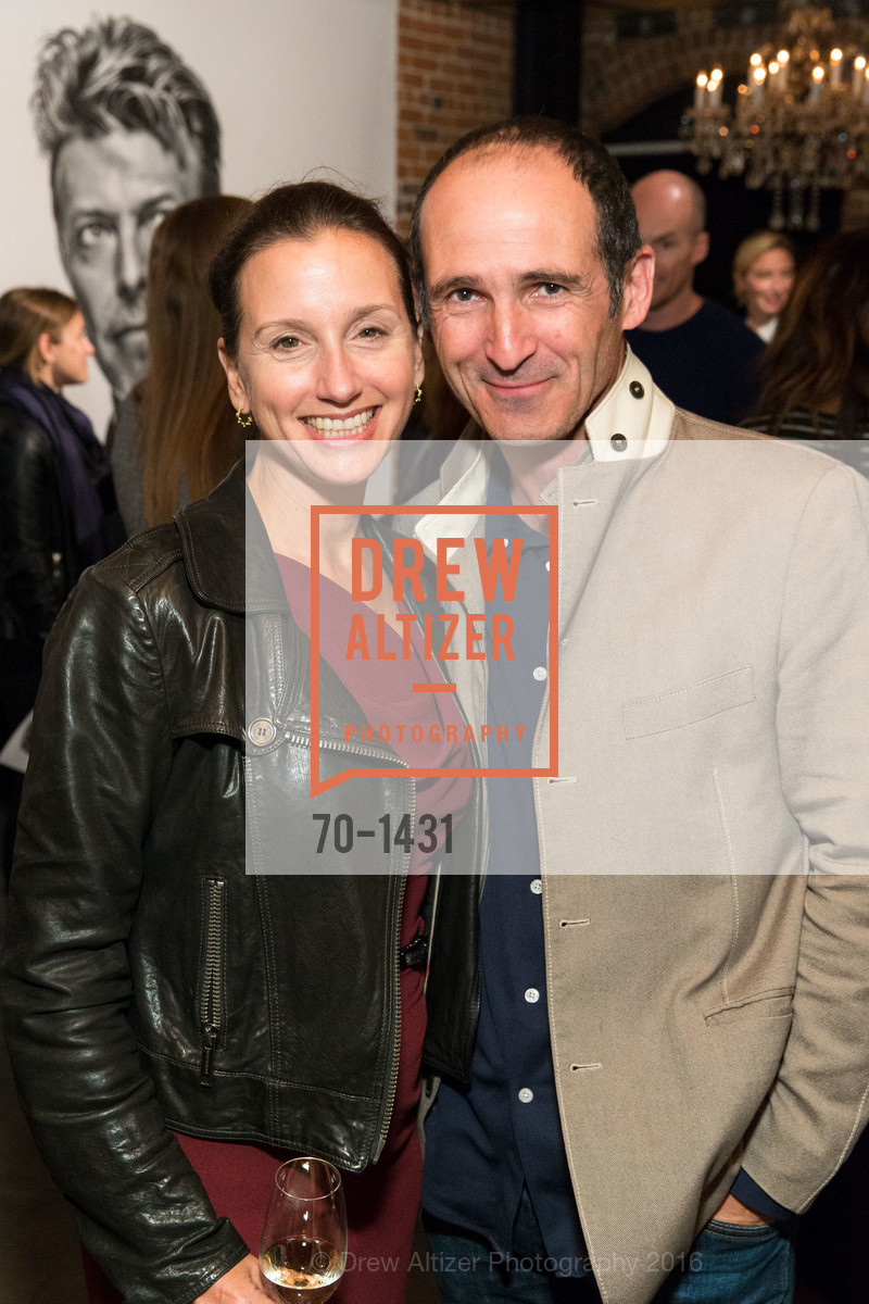 Sarah van Dyke, Philippe Sanchez, SF Bowie Exhibition, Reception, Dinner & After Party, Exhibition. 74 Langton St, September 22nd, 2016, Photo #70-1431 Sarah van Dyke, Philippe Sanchez, Photo #70-1431