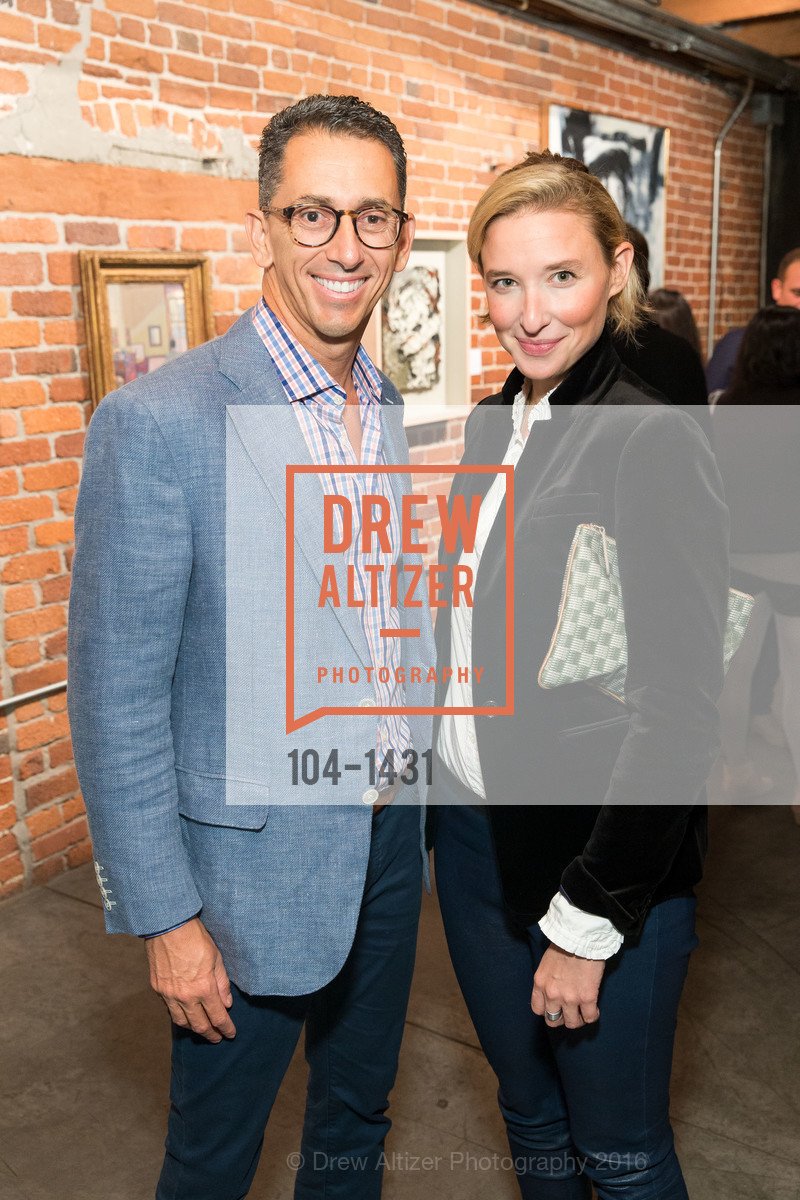 Oren Lukatz, Lily Snyder, SF Bowie Exhibition, Reception, Dinner & After Party, Exhibition. 74 Langton St, September 22nd, 2016, Photo #104-1431 Oren Lukatz, Lily Snyder, Photo #104-1431