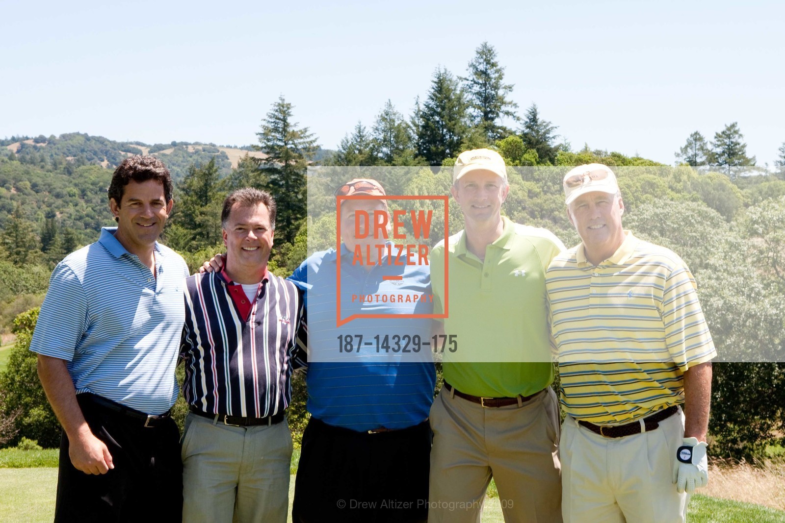Joe Syufy, Kevin Charno, Ray Churton, Maury Growney, Mike Montgomery, Mayacama's Annual Celebrity Golf Tournament, US, May 20th, 2009, Photo #187-14329-175 Joe Syufy, Kevin Charno, Ray Churton, Maury Growney, Mike Montgomery, Photo #187-14329-175