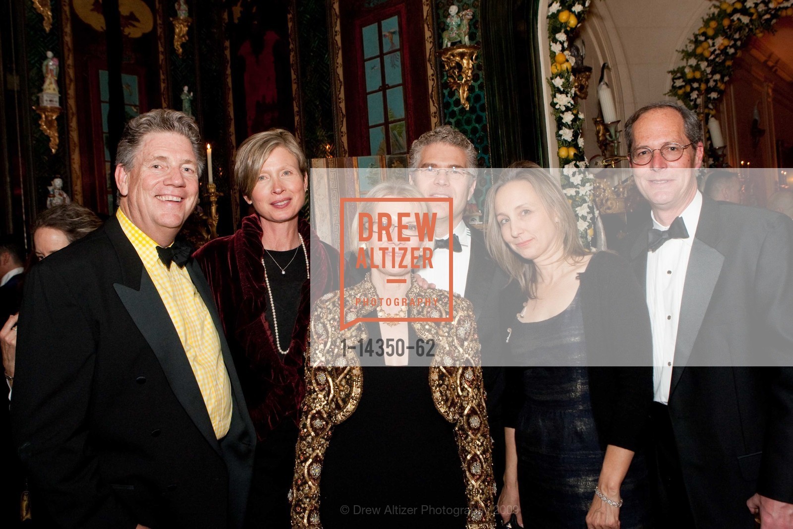 Norman Mains, Jenna Beharry, Linda Doherty, Alan Reed, Jeannine Reed, Ed Doherty, Gordon Getty's Annual Holiday Birthday Party, US, December 14th, 2009, Photo #1-14350-62 Norman Mains, Jenna Beharry, Linda Doherty, Alan Reed, Jeannine Reed, Ed Doherty, Photo #1-14350-62