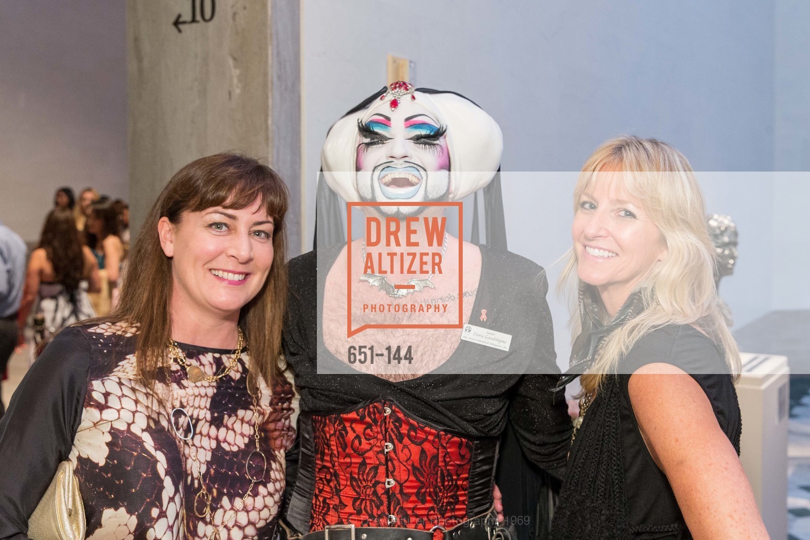 Laurianne Lassek, Sister Flora Goodthyme, Polly Kopman, ArtPoint's High Style Cocktail Party, Legion of Honor, June 4th, 2015,Drew Altizer, Drew Altizer Photography, full-service event agency, private events, San Francisco photographer, photographer California