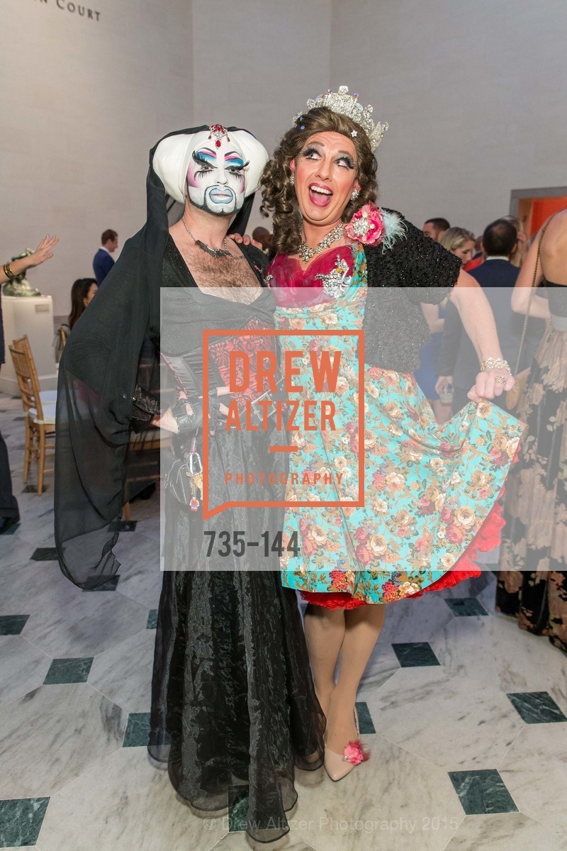 Sister Flora Goodthyme, Queen Dilly Dally, ArtPoint's High Style Cocktail Party, Legion of Honor, June 4th, 2015,Drew Altizer, Drew Altizer Photography, full-service agency, private events, San Francisco photographer, photographer california