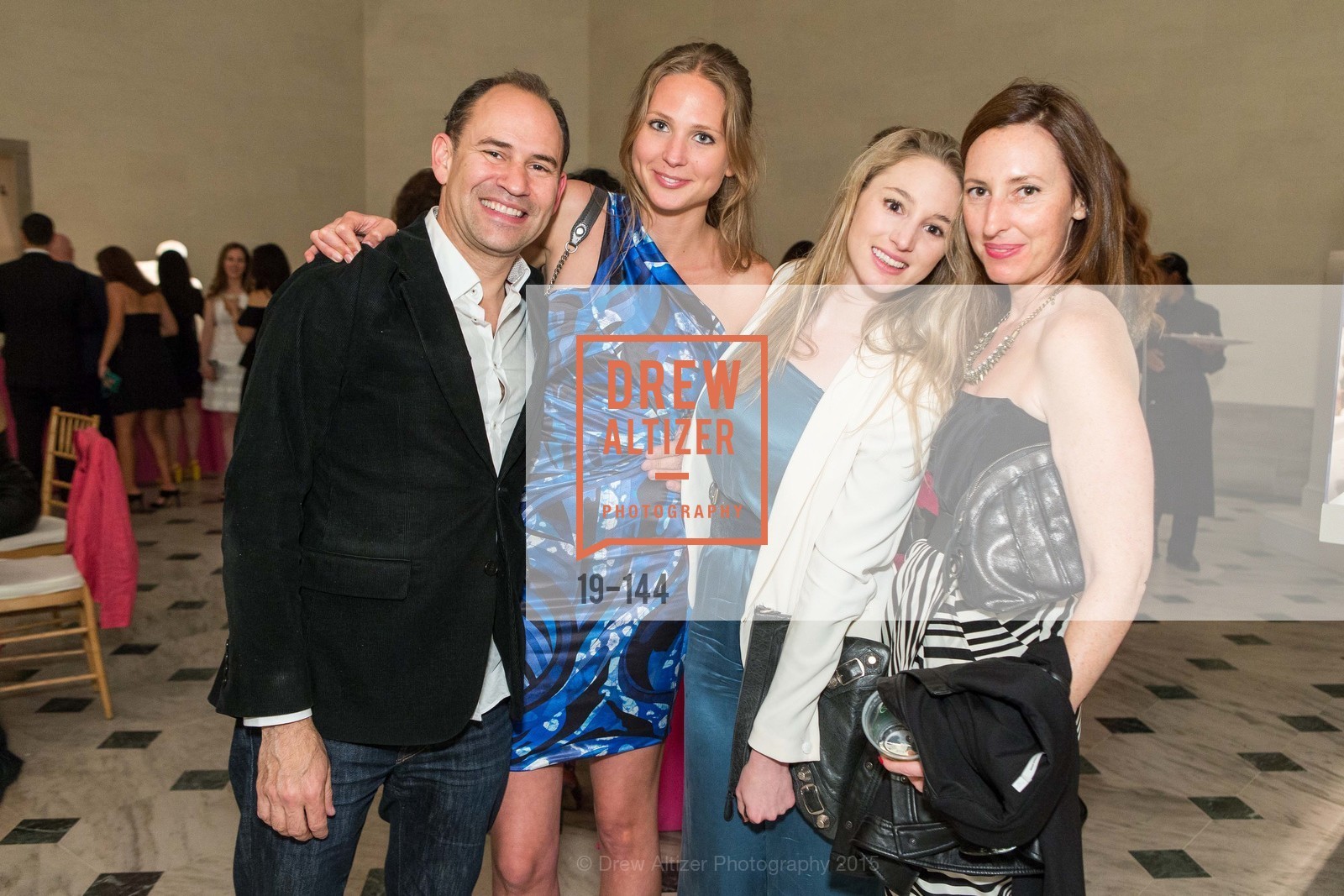 Doug Mandell, Erica Wiclander, Sophia Dermoutz, Kathleen Weber, Gucci & Vogue Dinner, Legion of Honor. Legion of Honor, June 4th, 2015, Photo #19-144 Doug Mandell, Erica Wiclander, Sophia Dermoutz, Kathleen Weber, Photo #19-144