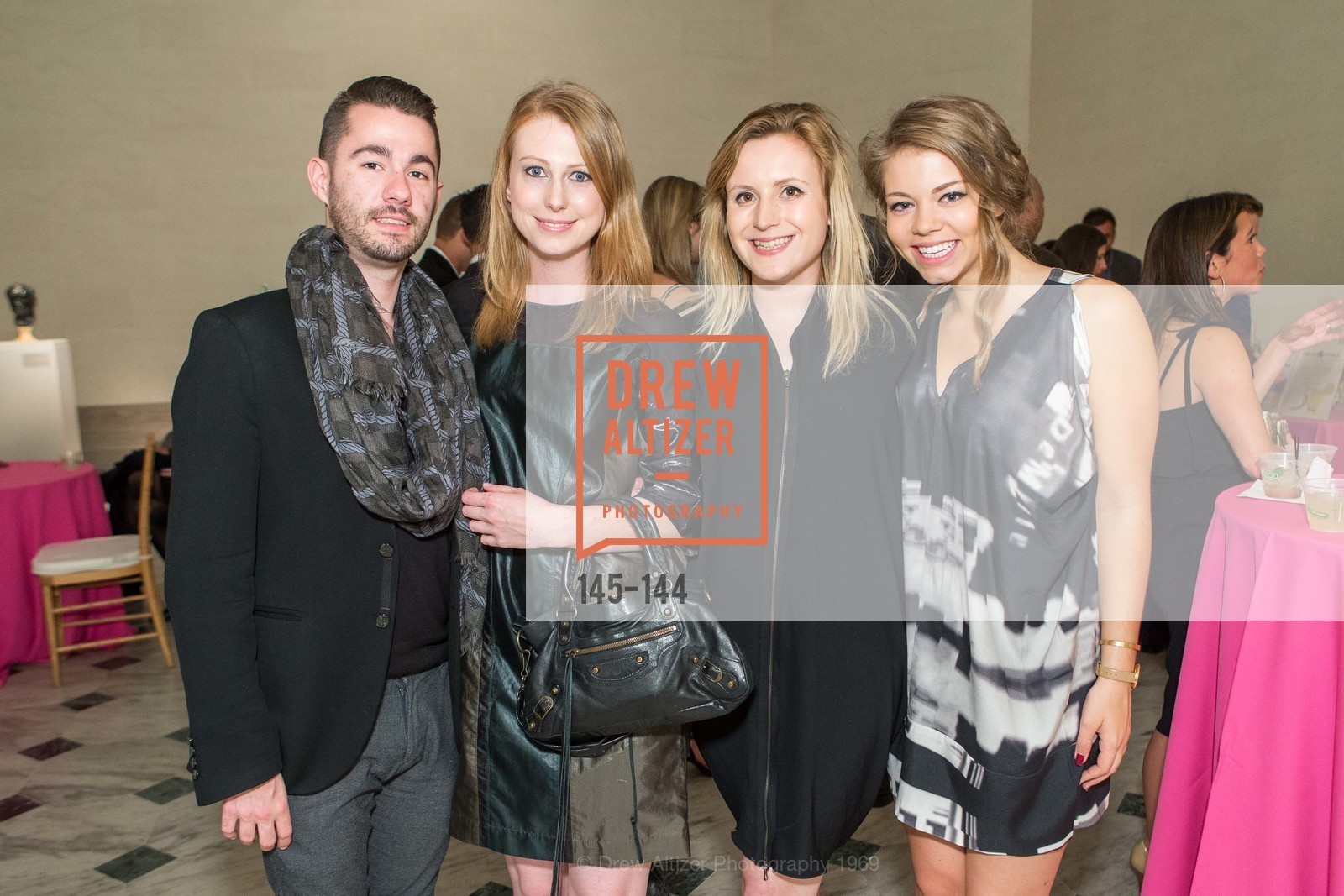 Dimitri Georges, Josie Englin, Chelsea Pilkington, Taylor Richardson, ArtPoint's High Style Cocktail Party, Legion of Honor, June 4th, 2015,Drew Altizer, Drew Altizer Photography, full-service agency, private events, San Francisco photographer, photographer california