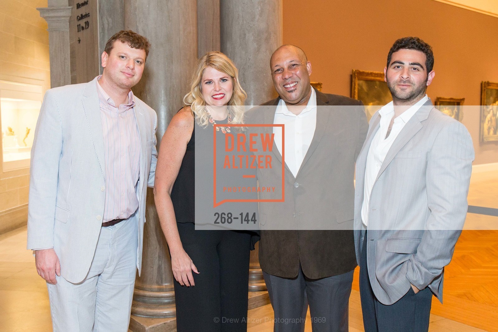 Josh Reynolds, Julie Yarbrough, Dan Glover, Jacob Salk, ArtPoint's High Style Cocktail Party, Legion of Honor, June 4th, 2015,Drew Altizer, Drew Altizer Photography, full-service agency, private events, San Francisco photographer, photographer california