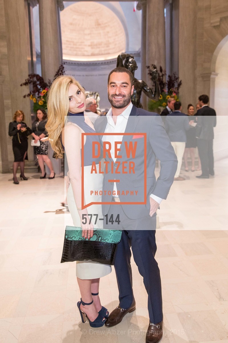 Olivia Mirzoyev, Mitchell Schneider, ArtPoint's High Style Cocktail Party, Legion of Honor, June 4th, 2015,Drew Altizer, Drew Altizer Photography, full-service event agency, private events, San Francisco photographer, photographer California