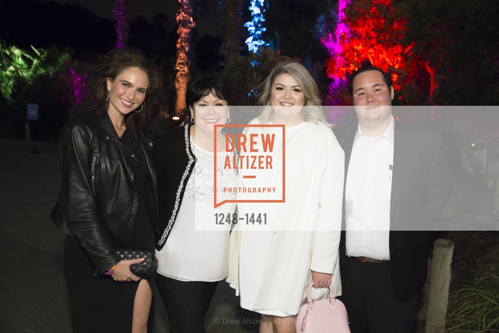 Colleen Evans, Melinda Dunn, Jillian Dunn, Tyler Sutter, San Francisco Zoo's Fur Ball 2016, San Francisco Zoo and Gardens, Photo #1248-1441 Colleen Evans, Melinda Dunn, Jillian Dunn, Tyler Sutter, Photo #1248-1441