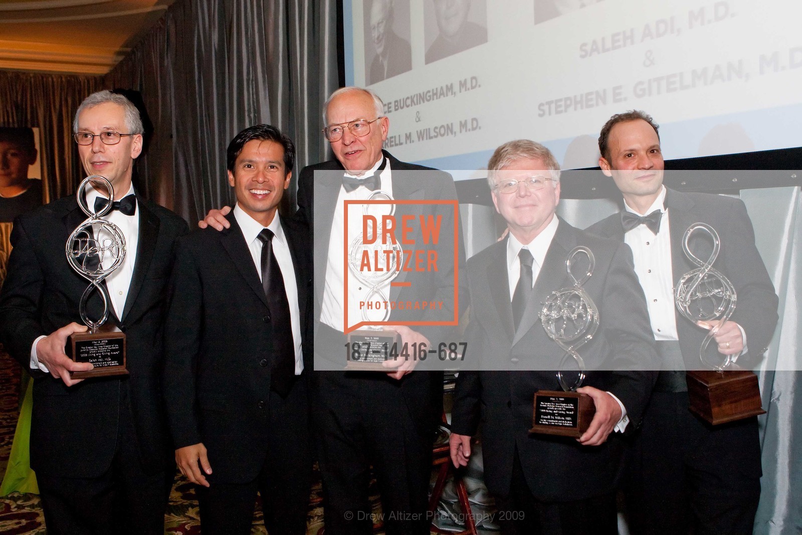 Saleh Adi, Gus Torres, Bruce Buckingham, Darrell Wilson, Stephen Gitelman, JUVENILE DIABETES RESEARCH FOUNDATION Annual Gala, US, May 3rd, 2009, Photo #187-14416-687 Saleh Adi, Gus Torres, Bruce Buckingham, Darrell Wilson, Stephen Gitelman, Photo #187-14416-687