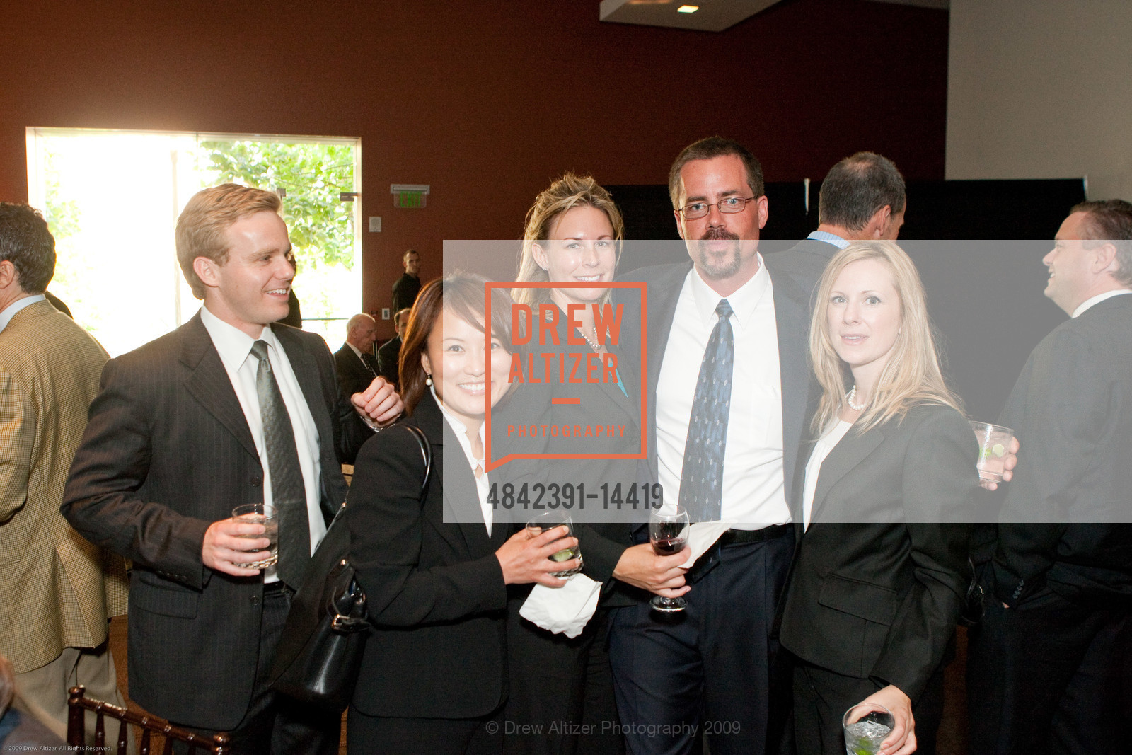 Pat Callahan, Cindy Park, Jill Parenti, Mike Drouin, Stacy Huff, UCSF Grand Opening of Helen Diller Family Cancer Research Building, US, June 3rd, 2009, Photo #4842391-14419 Pat Callahan, Cindy Park, Jill Parenti, Mike Drouin, Stacy Huff, Photo #4842391-14419