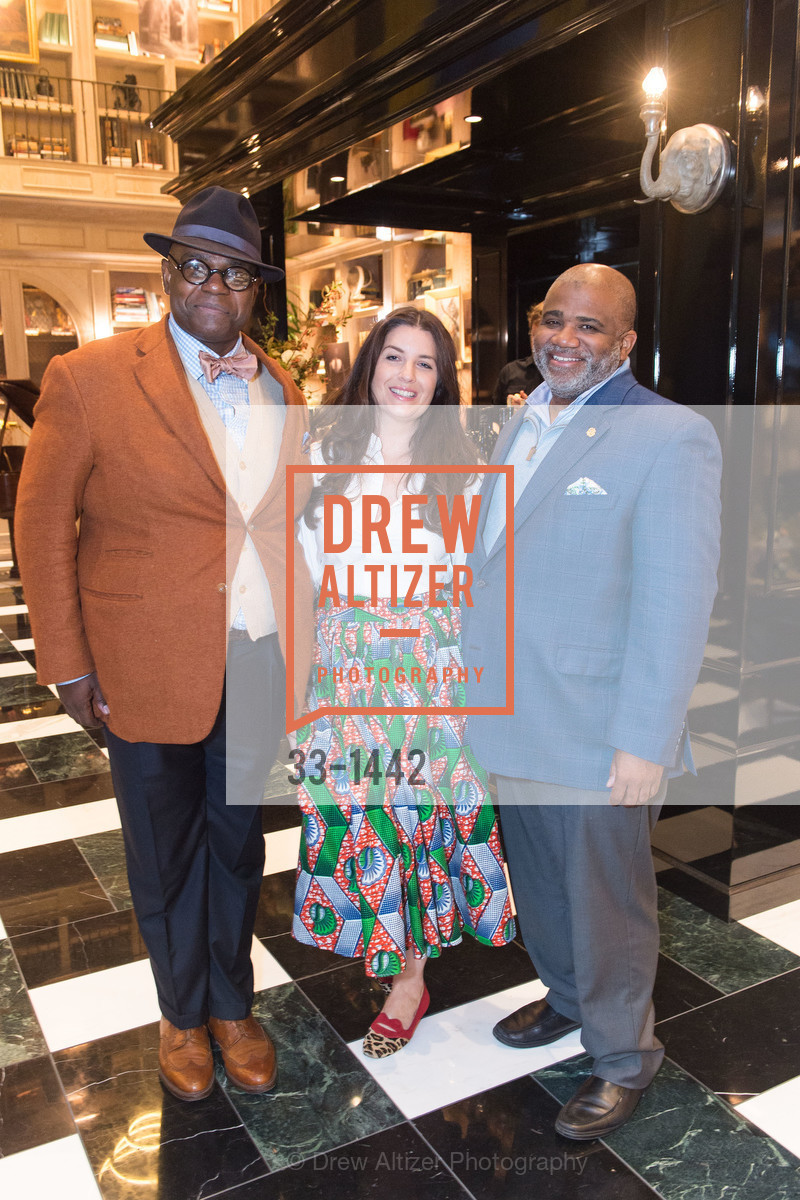 Curt Alexander, Bruce Reynolds, Dwight Alexander, An Evening of Champagne & Caviar, The Harrison, (Grand Salon). 401 Harrison Street, Photo #33-1442 Curt Alexander, Bruce Reynolds, Dwight Alexander, Photo #33-1442