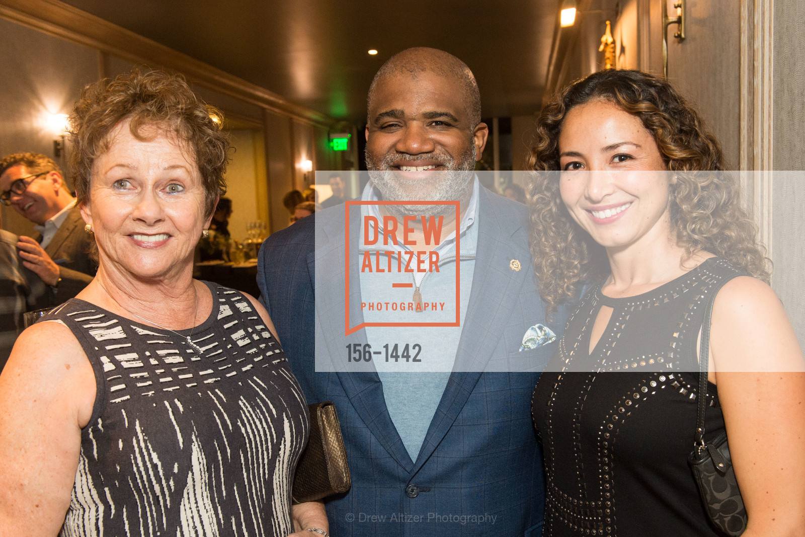 Anne Hammer, Dwight Alexander, Carola Davila, An Evening of Champagne & Caviar, The Harrison, (Grand Salon). 401 Harrison Street, Photo #156-1442 Anne Hammer, Dwight Alexander, Carola Davila, Photo #156-1442