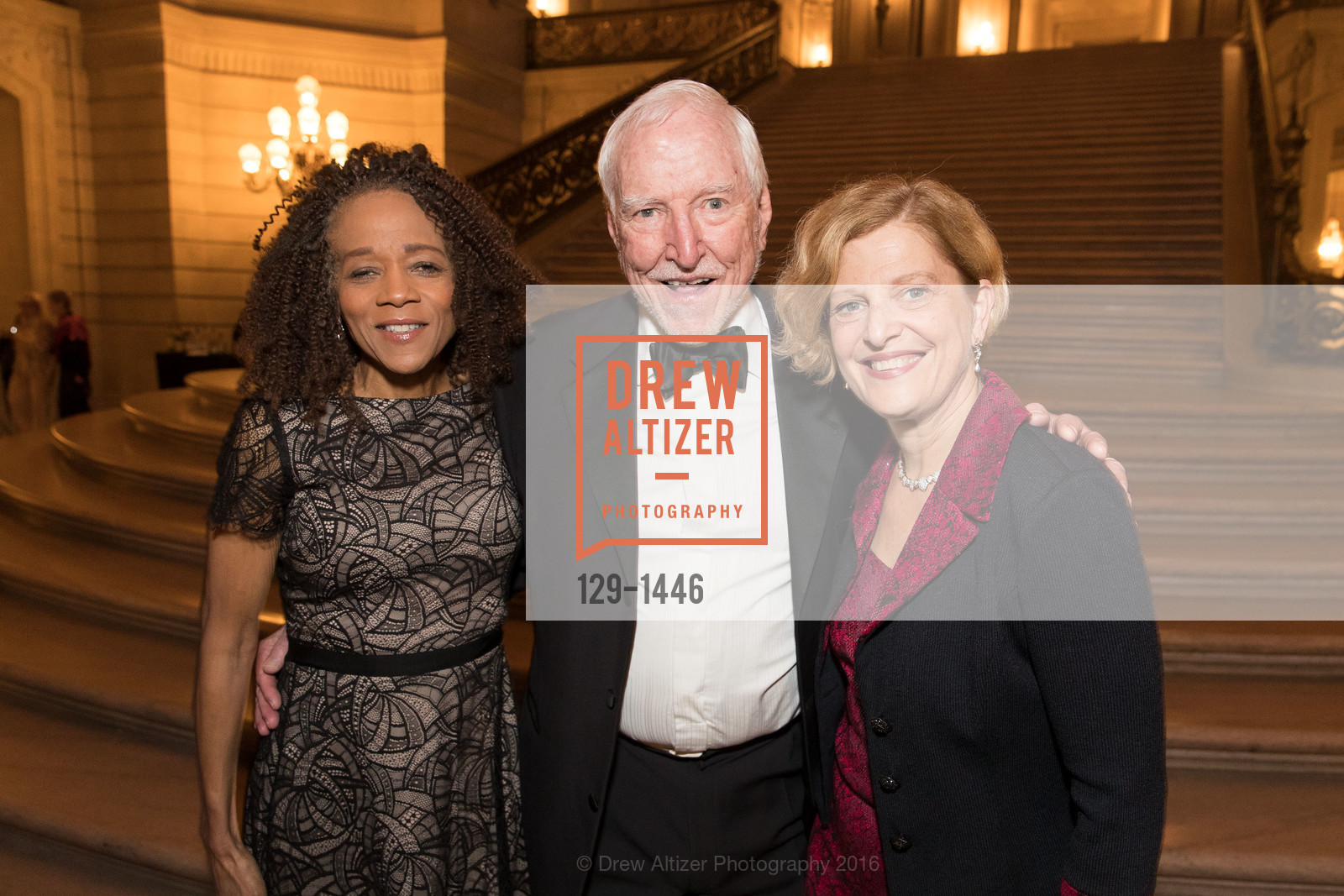 Paula West, James Hormel, Carey Perloff, San Francisco Performances: A HEARTFELT GALA, Herbst Theatre, September 30th, 2016, Photo #129-1446 Paula West, James Hormel, Carey Perloff, Photo #129-1446