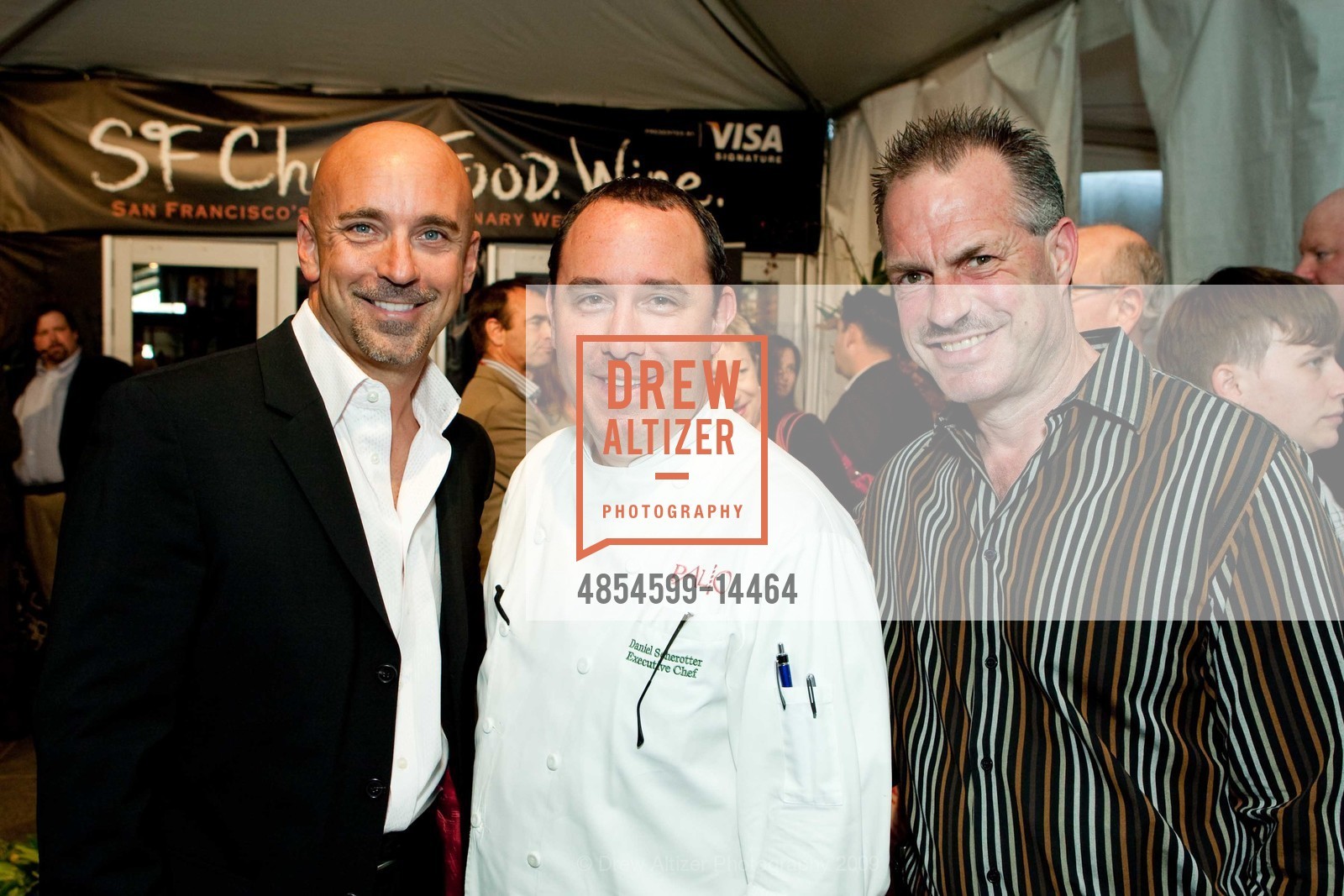 Glenn Meyers, Dan Scherotter, Bruce Paton, SF Chefs "Rising Star Chefs" & "Wine Dine Donate Dinner", US, August 6th, 2009, Photo #4854599-14464 Glenn Meyers, Dan Scherotter, Bruce Paton, Photo #4854599-14464