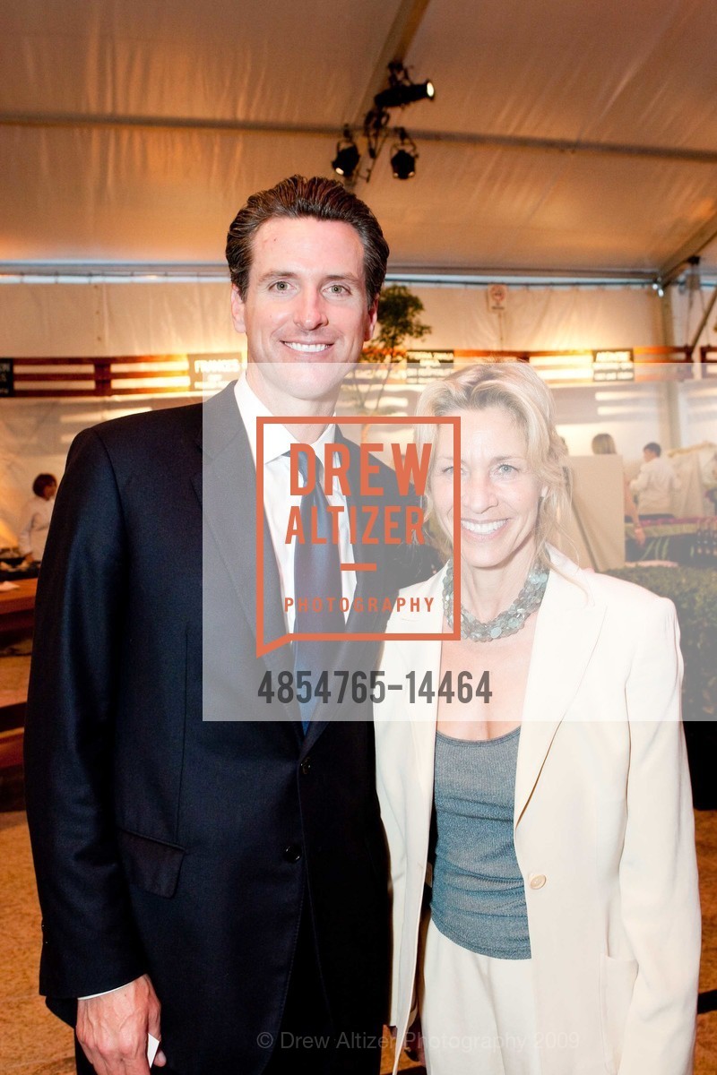 Gavin Newsom with Joy Sterling