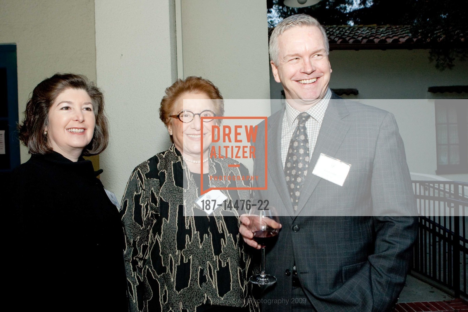 Margarita Gangia, Vivian Stevenson, Jim Fowler, Mills College Event, US, March 2nd, 2009, Photo #187-14476-22 Margarita Gangia, Vivian Stevenson, Jim Fowler, Photo #187-14476-22
