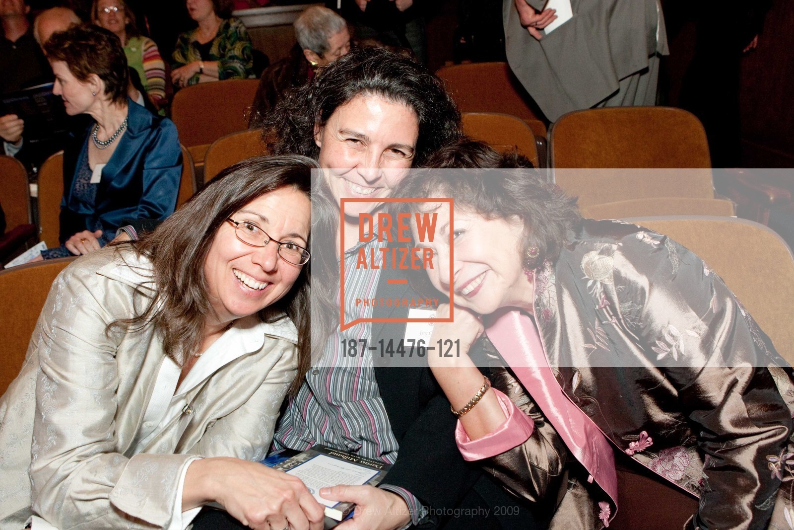 Toni Renee Viera, Jane Oliver, Barbara Terrazas, Mills College Event, US, March 2nd, 2009, Photo #187-14476-121 Toni Renee Viera, Jane Oliver, Barbara Terrazas, Photo #187-14476-121