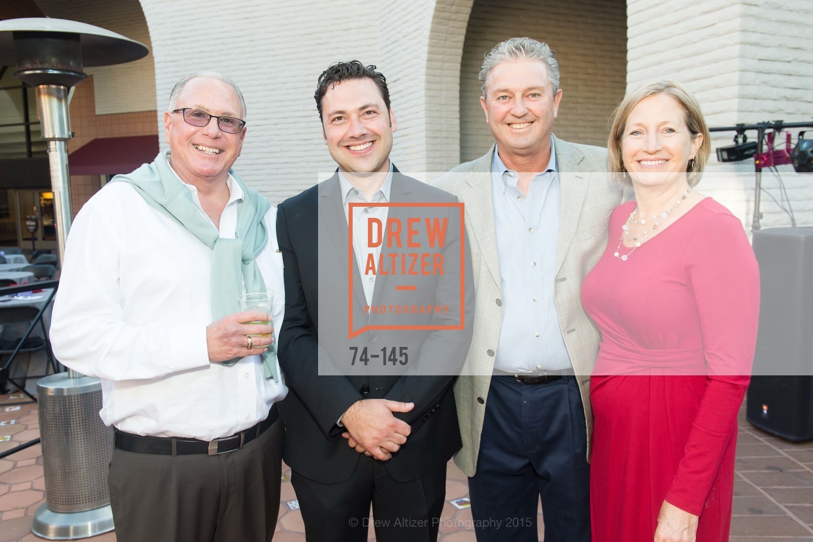 David Wollenberg, David Cattivera, Andrew Young, Mara Young, Gucci & Vogue Dinner, Stanford Shopping Center. Stanford Shopping Center, June 5th, 2015, Photo #74-145 David Wollenberg, David Cattivera, Andrew Young, Mara Young, Photo #74-145