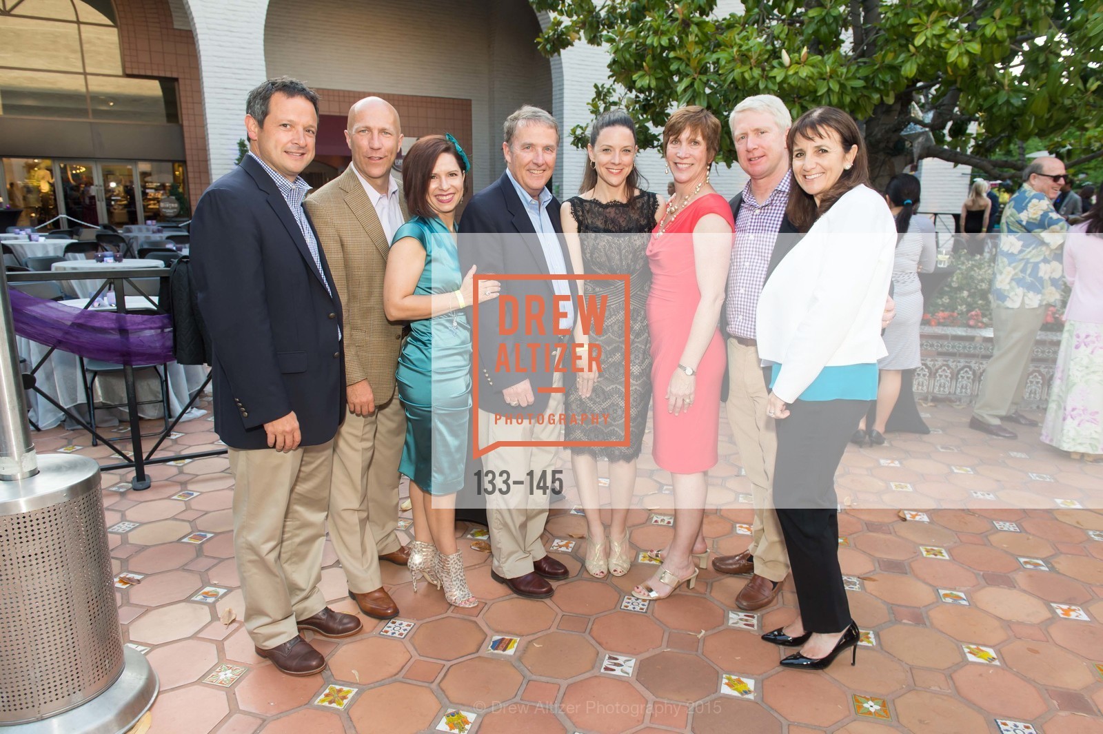 Michael Lisi, Kevin Marks, Virginia MacSuibhne, Bob Franklin, Karen Lisi, Leslie Marks, Andy Hervington, Melissa Schoen, DREAMS HAPPEN: Playhouse Auction and Gala, Stanford Shopping Center, June 5th, 2015,Drew Altizer, Drew Altizer Photography, full-service event agency, private events, San Francisco photographer, photographer California