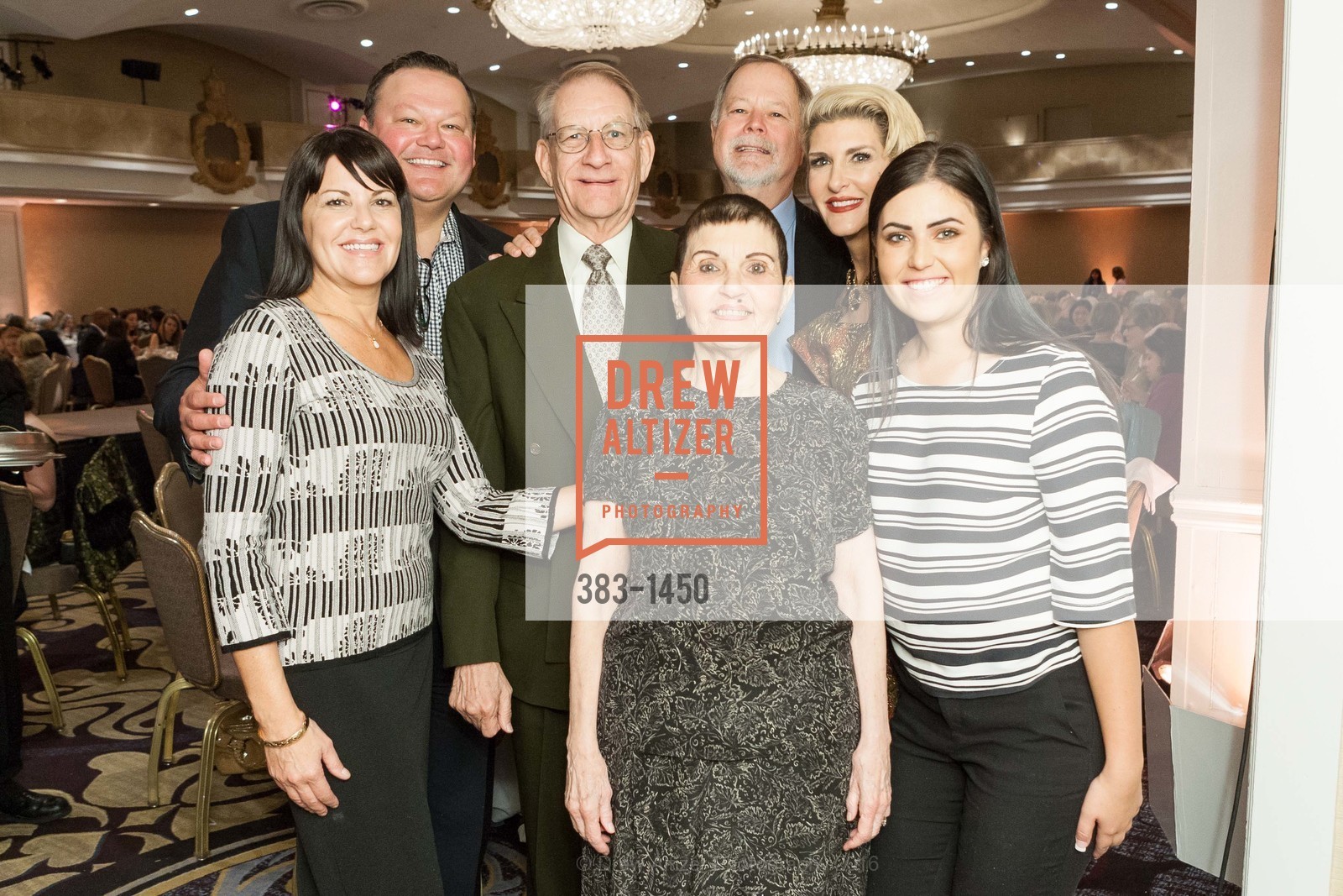 Kim Kern, Derek Stefan, Roger Wiese, Rebecca Wiese, Oliver Caldwell, Karen Caldwell, Hannah Oller, Arthritis Foundation's Fashion Fights Arthritis 2016, Fairmont Hotel, Grand Ballroom. 950 Mason St, October 5th, 2016, Photo #383-1450 Kim Kern, Derek Stefan, Roger Wiese, Rebecca Wiese, Oliver Caldwell, Karen Caldwell, Hannah Oller, Photo #383-1450