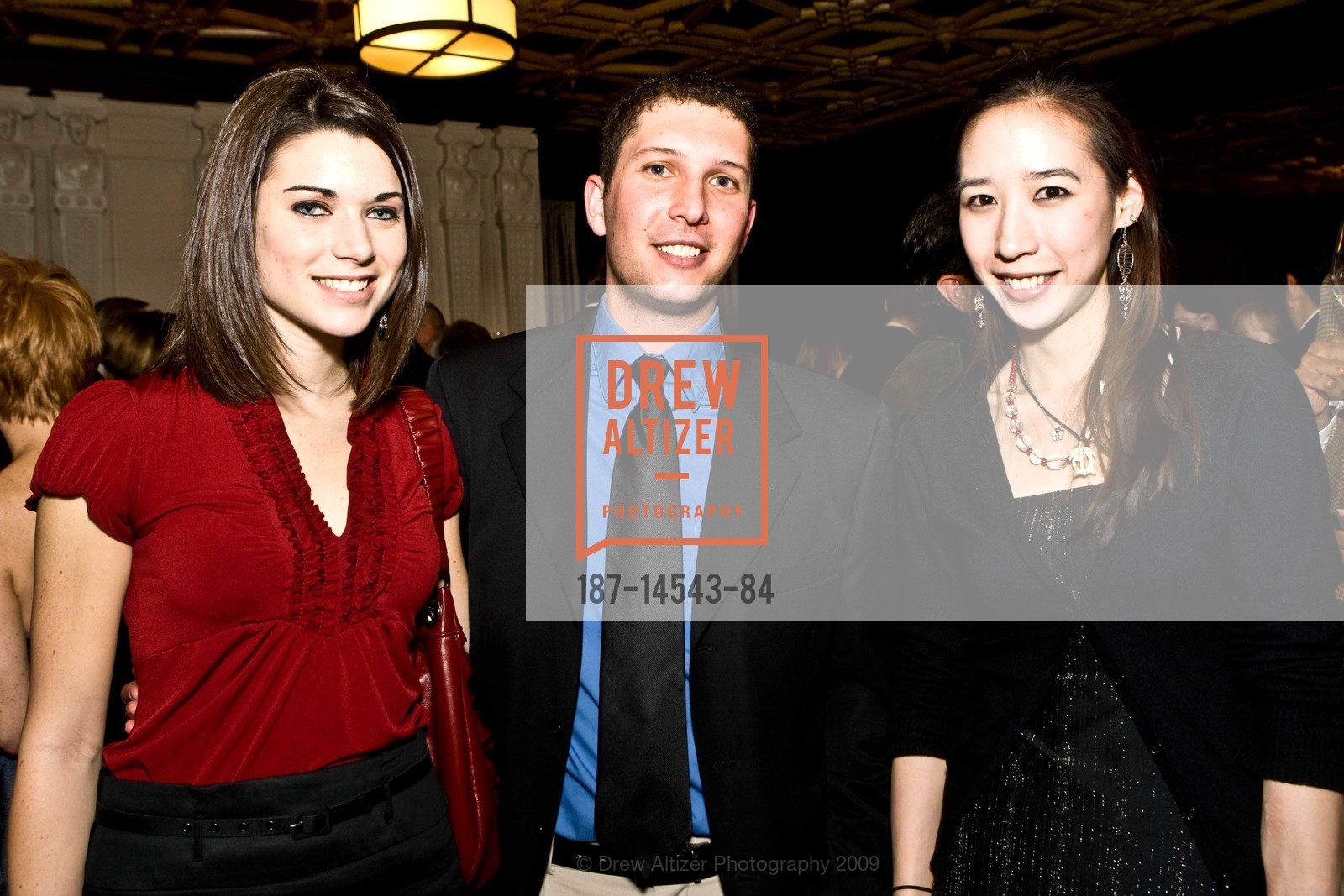 Amanda Flock, Jordan Blum, Allison Yu, SPCA Anniversary Dinner and Awards, US, March 8th, 2009, Photo #187-14543-84 Amanda Flock, Jordan Blum, Allison Yu, Photo #187-14543-84