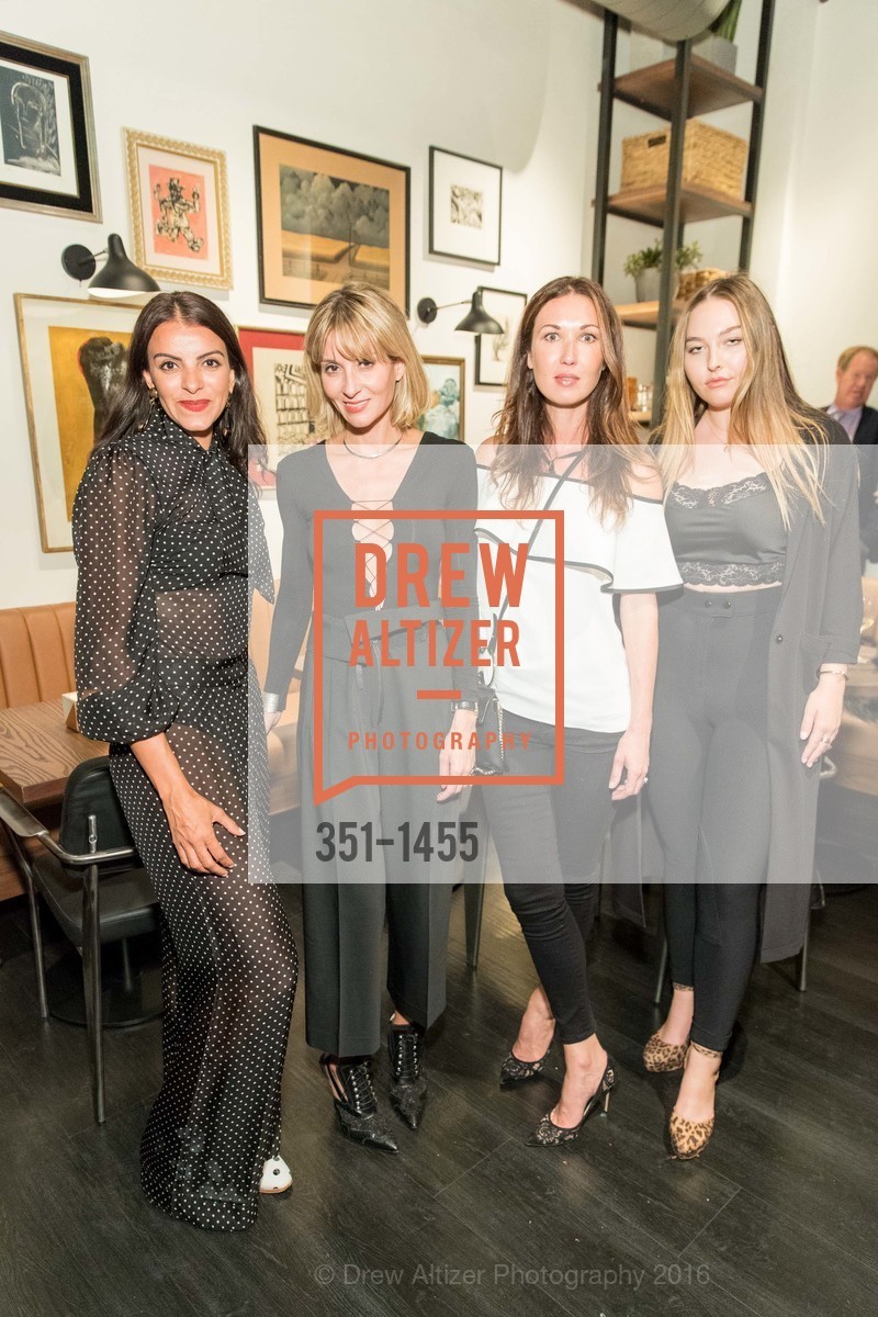 Sonia Maria Edwards, Daniel Murphy, Camilla Papale, Elise Filter von Ars, Rambler Grand Opening Party, Rambler, October 4th, 2016, Photo #351-1455 Sonia Maria Edwards, Daniel Murphy, Camilla Papale, Elise Filter von Ars, Photo #351-1455