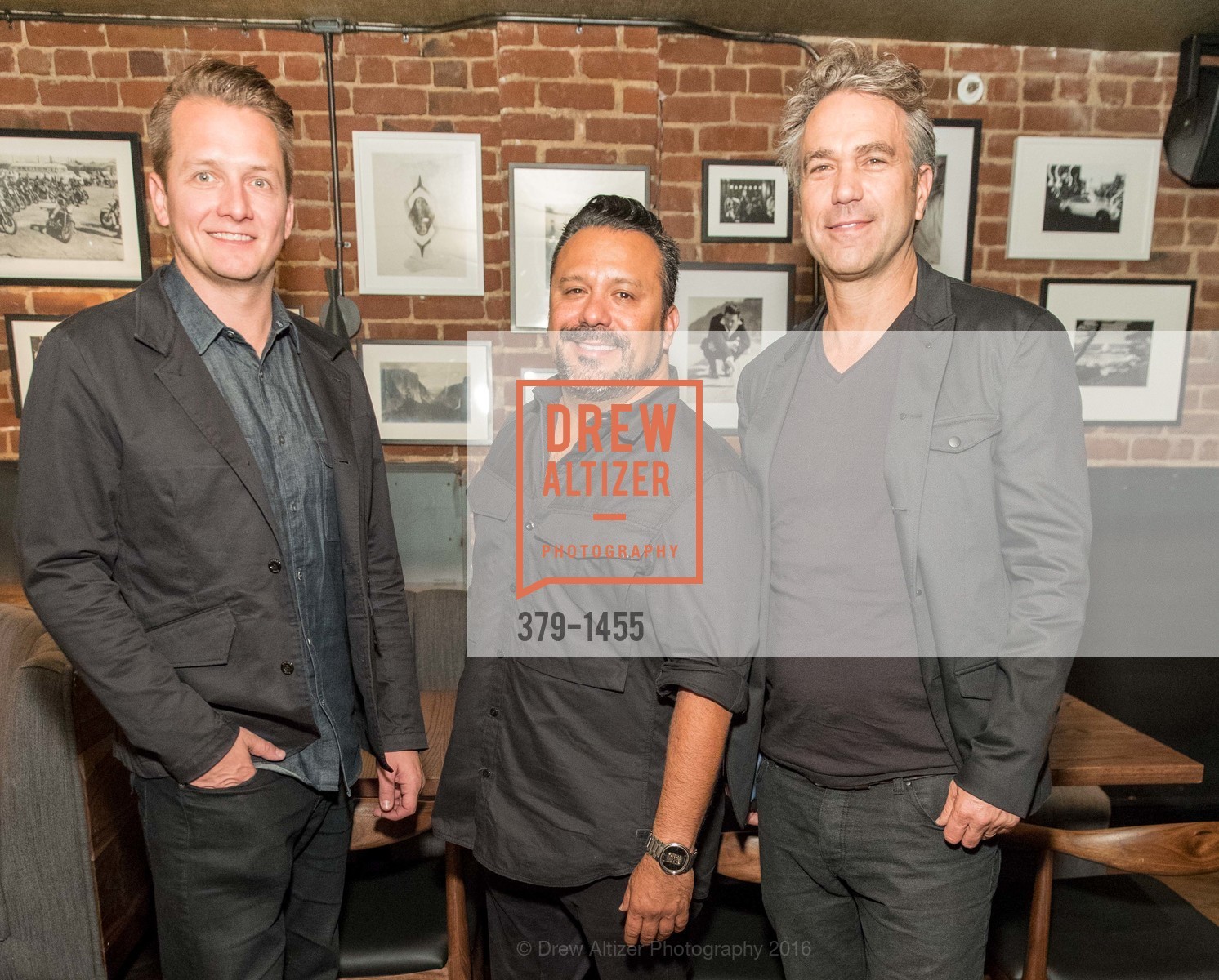 Adam Snyder, Hugo Gamboa, Andy Wasserman, Rambler Grand Opening Party, Rambler, October 4th, 2016, Photo #379-1455 Adam Snyder, Hugo Gamboa, Andy Wasserman, Photo #379-1455