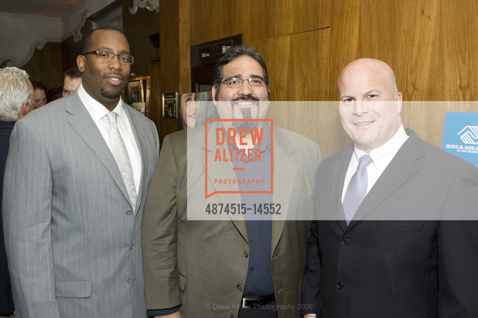 Carlton Eichelberg, Pablo Palominos, Greg Suhr, Boys and Girls Club Gala, US, April 30th, 2009, Photo #4874515-14552 Carlton Eichelberg, Pablo Palominos, Greg Suhr, Photo #4874515-14552