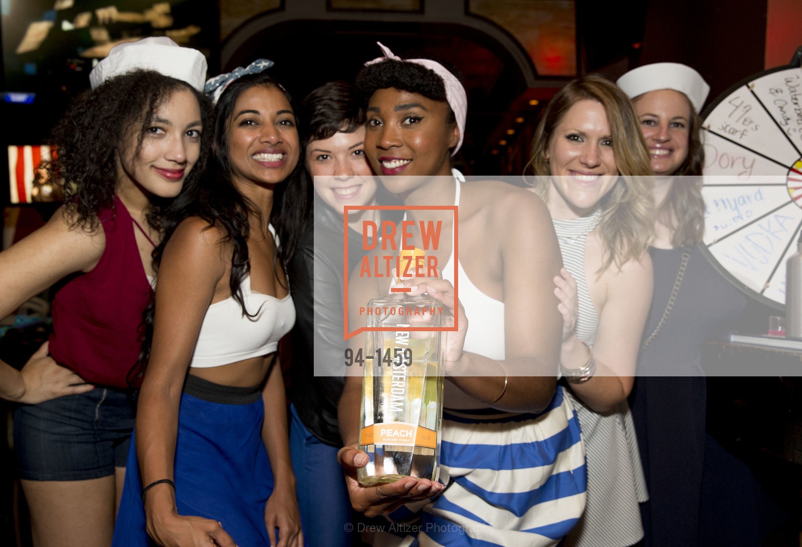 Jasmine Fraser, Neha Seelam, Andrea Thomas, Jamie Young, Ellyn Gray, Kim Sanguinetti, Spinsters of San Francisco Presents Fleet or Flight, Mayes Oyster House. 1233 Polk St. San Francisco, CA, 94109, Photo #94-1459 Jasmine Fraser, Neha Seelam, Andrea Thomas, Jamie Young, Ellyn Gray, Kim Sanguinetti, Photo #94-1459