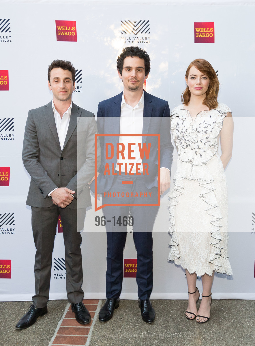 Justin Hurwitz, Damien Chazelle, Emma Stone, Photo #96-1460