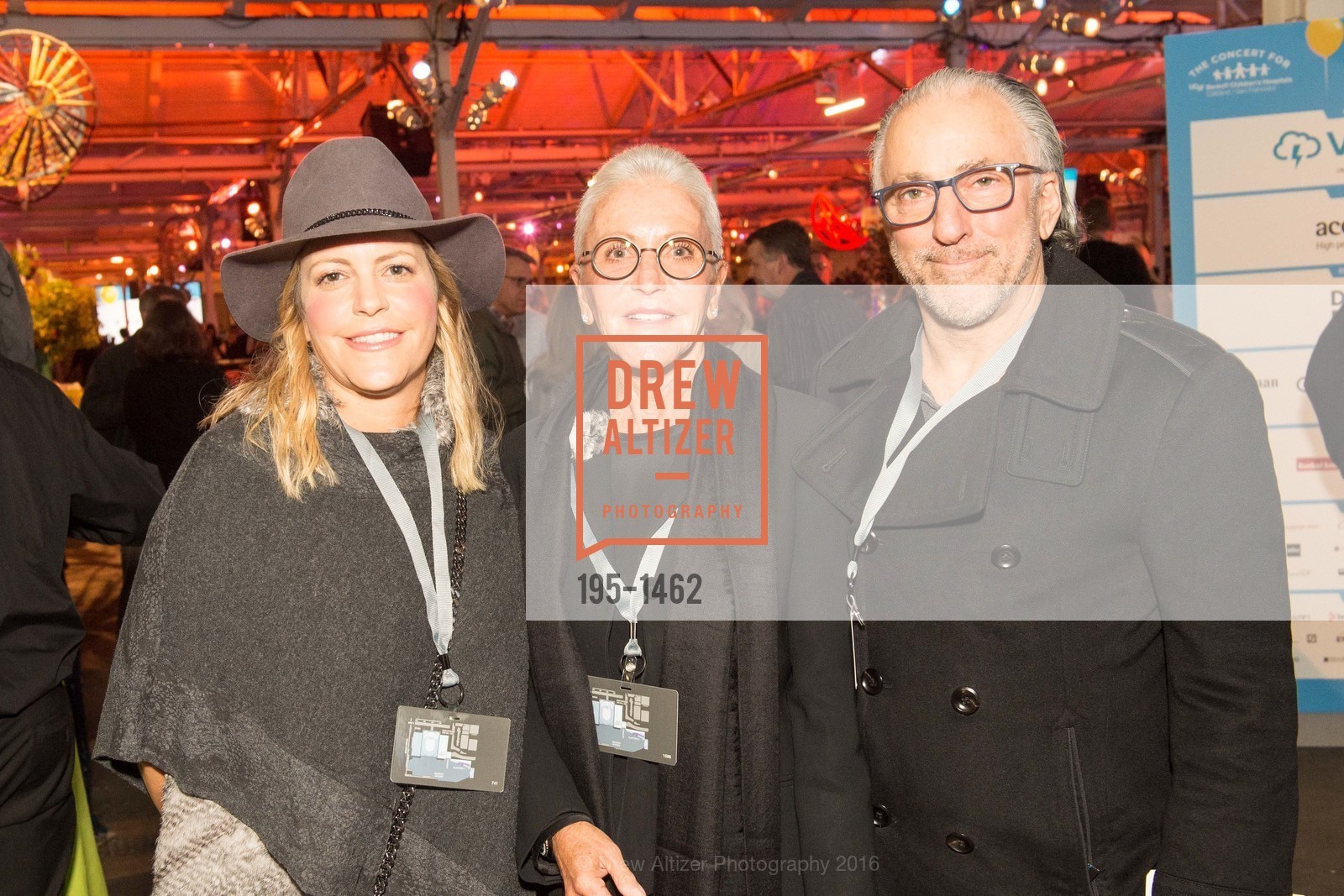Suzanne Felson, Mem Bernstein, Elliott Felson, Benefit Concert for UCSF Children's Hospitals, Cow Palace. 2600 Geneva Ave Daly City, October 5th, 2016, Photo #195-1462 Suzanne Felson, Mem Bernstein, Elliott Felson, Photo #195-1462