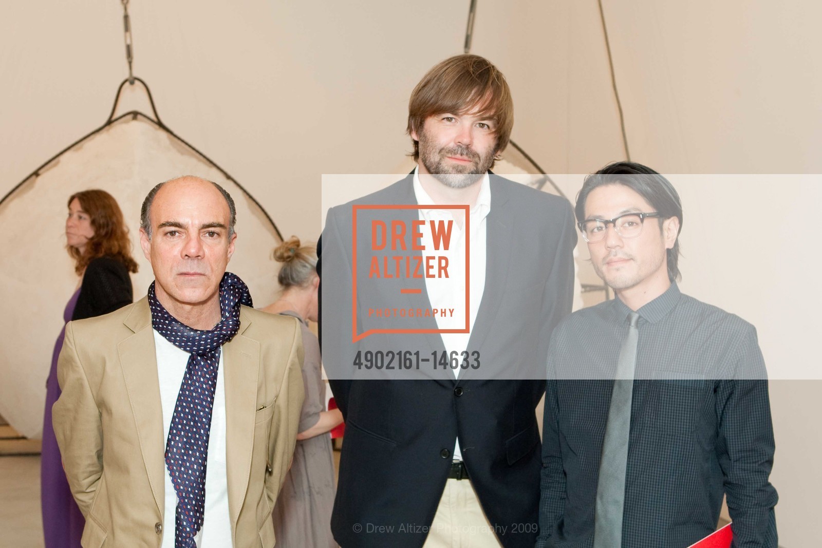 Mark Fox, Rodney Hill, Taka Nonaka, NORAH and NORMAN STONE Host Annual Summer Party Breaking New Ground Underground, US. Private Residence, July 14th, 2009, Photo #4902161-14633 Mark Fox, Rodney Hill, Taka Nonaka, Photo #4902161-14633