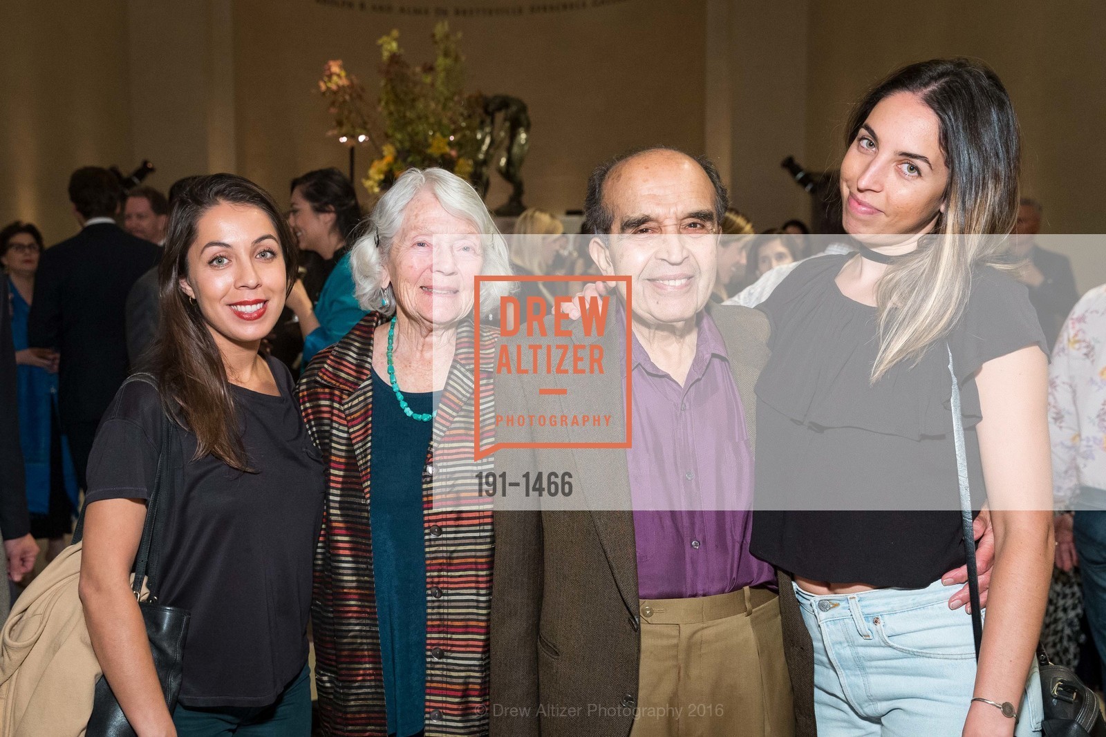 Anjali Desai, Helen Desai, Raj Desai, Ava Henderson, The Brother's Le Nain Donor Opening Reception, Legion of Honor, October 6th, 2016, Photo #191-1466 Anjali Desai, Helen Desai, Raj Desai, Ava Henderson, Photo #191-1466