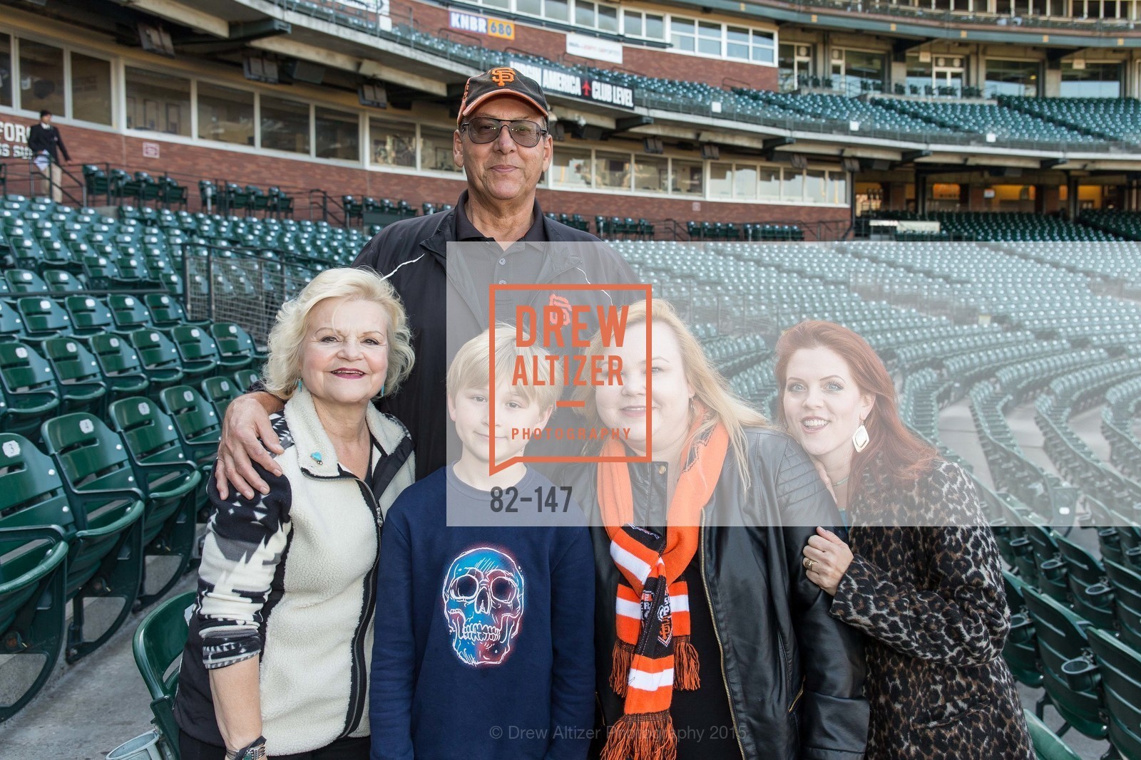 Shirley Stonich, Brent Stonich, Zachary Tucker, Gucci & Vogue Dinner, AT&T Park. AT&T Park - ON THE FIELD, June 4th, 2015, Photo #82-147 Shirley Stonich, Brent Stonich, Zachary Tucker, Photo #82-147