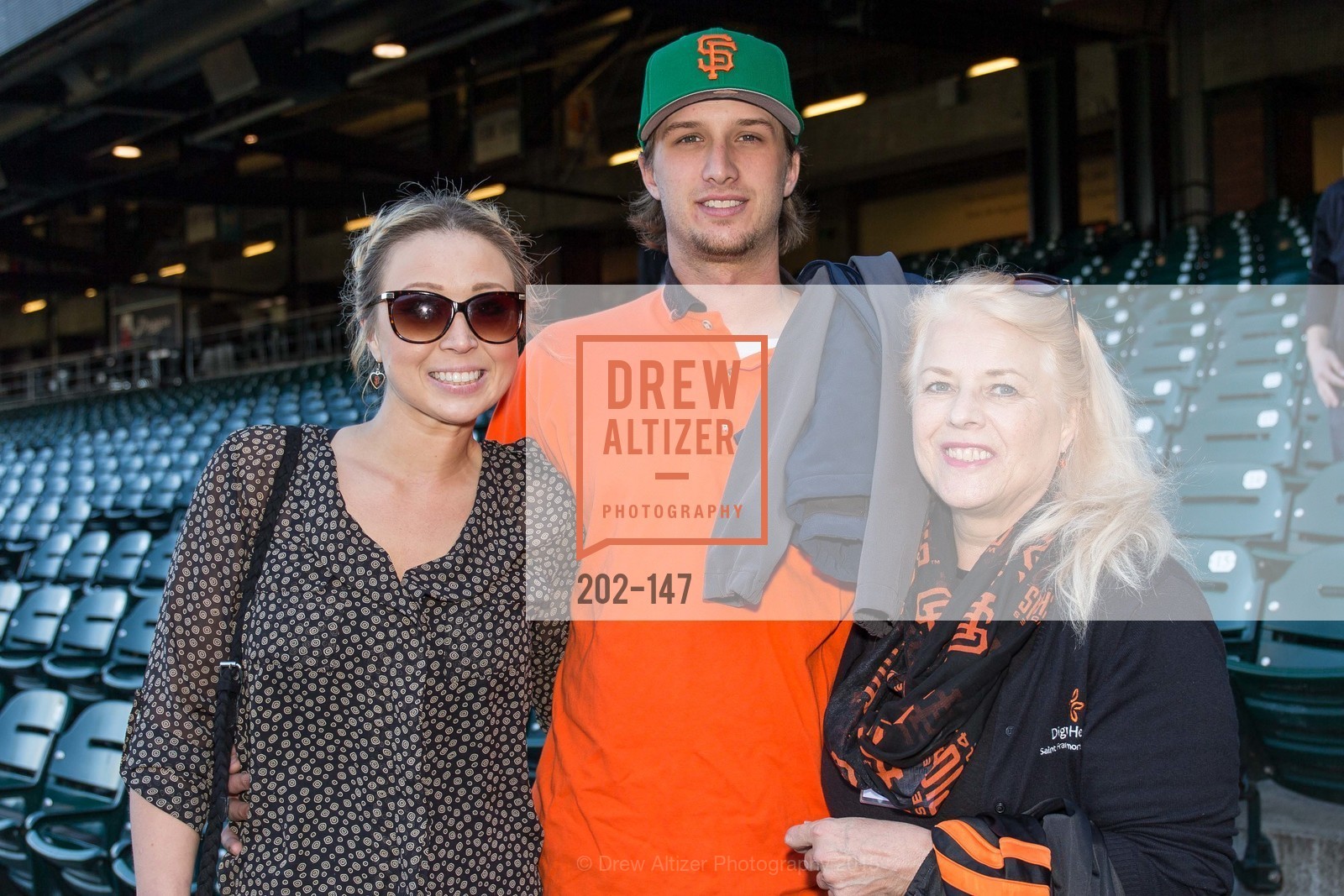 Coral Ruda, Christian Tharin, Connie Tharin, Gucci & Vogue Dinner, AT&T Park. AT&T Park - ON THE FIELD, June 4th, 2015, Photo #202-147 Coral Ruda, Christian Tharin, Connie Tharin, Photo #202-147