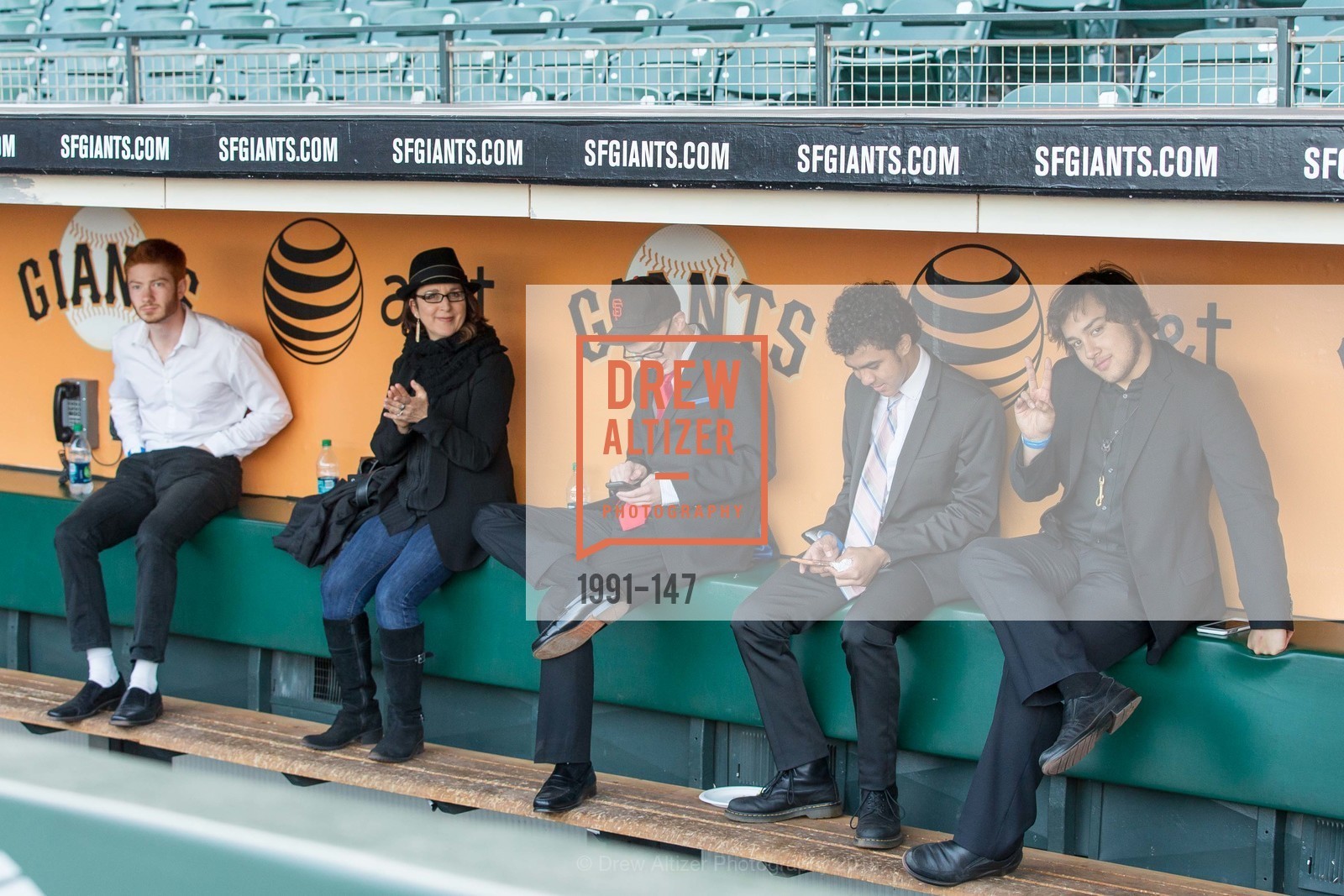 Howard Dean, Justin Corrales, Patrick Halden, Luke Schwartz, Gucci & Vogue Dinner, AT&T Park. AT&T Park - ON THE FIELD, June 4th, 2015, Photo #1991-147 Howard Dean, Justin Corrales, Patrick Halden, Luke Schwartz, Photo #1991-147