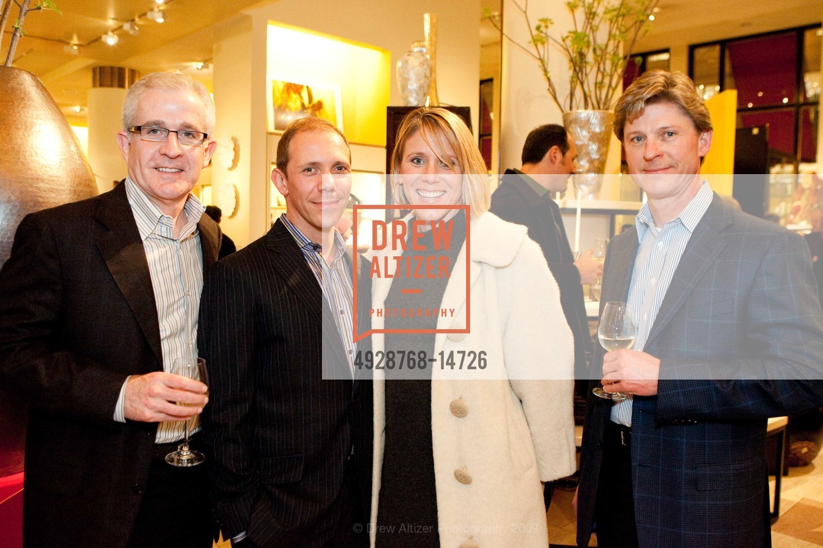 Jeff Bambrook, Michael Lindsay, Michele Dugan, Jeffrey Wall, GUMPS Hosts Robert Kuo and Interiors Magazine, US, March 1st, 2009, Photo #4928768-14726 Jeff Bambrook, Michael Lindsay, Michele Dugan, Jeffrey Wall, Photo #4928768-14726